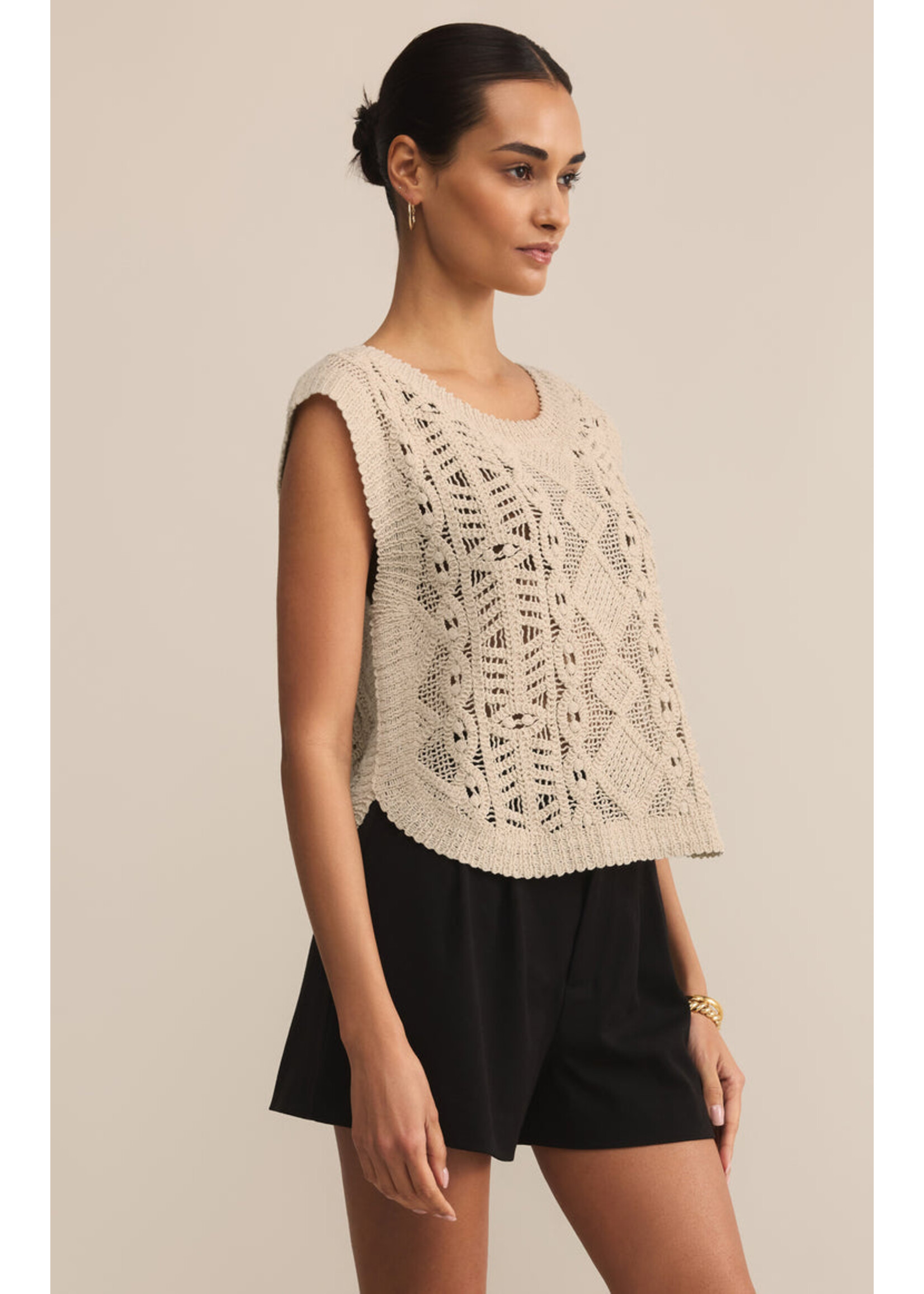 Z-Supply Z-Supply Baroque Sweater Top - Crystal