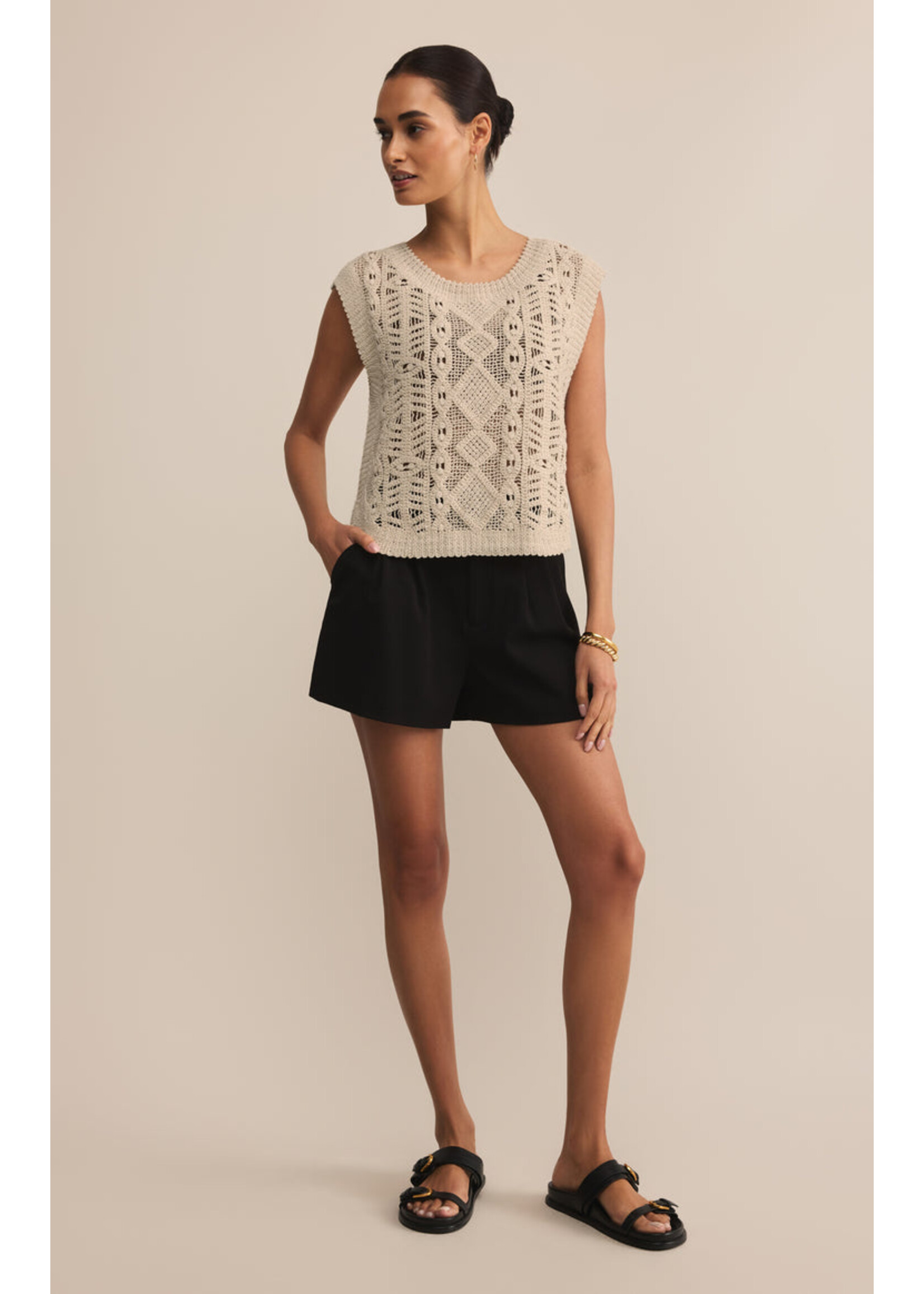 Z-Supply Z-Supply Baroque Sweater Top - Crystal