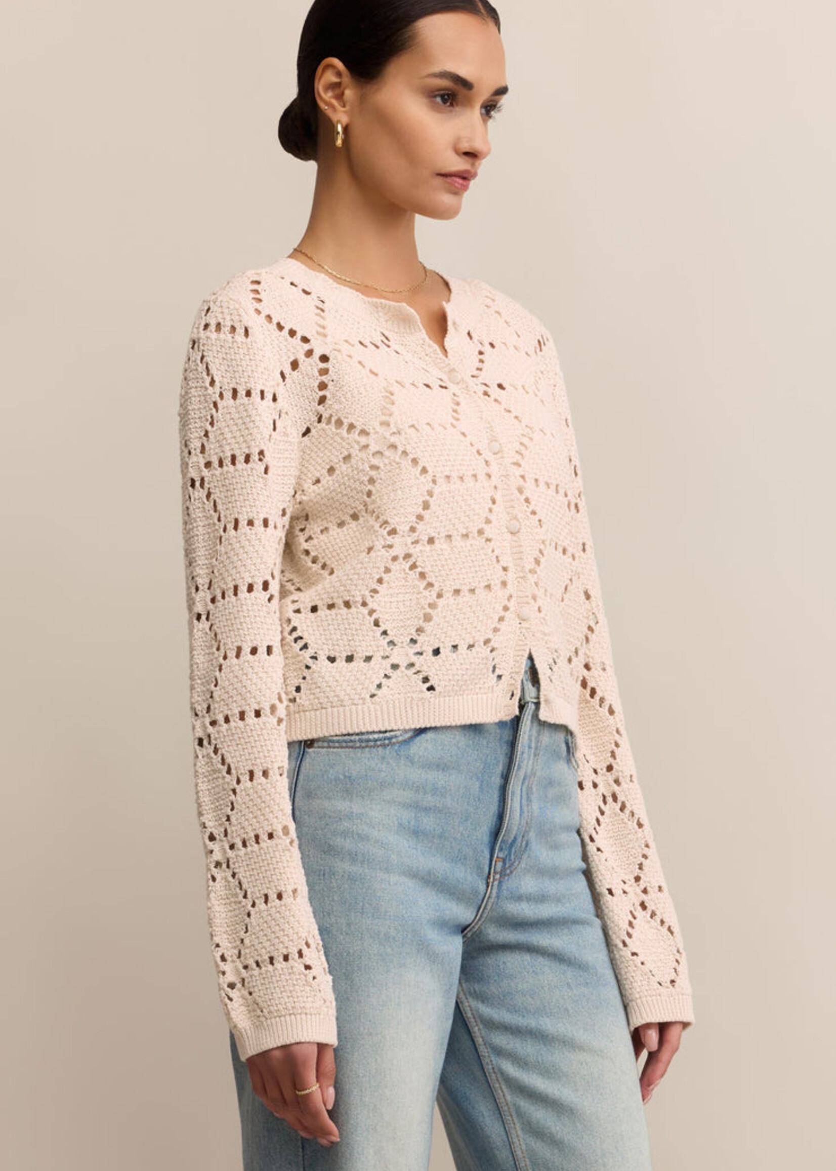 Z-Supply Z-Supply Cardigan Rosalyn - Crystal