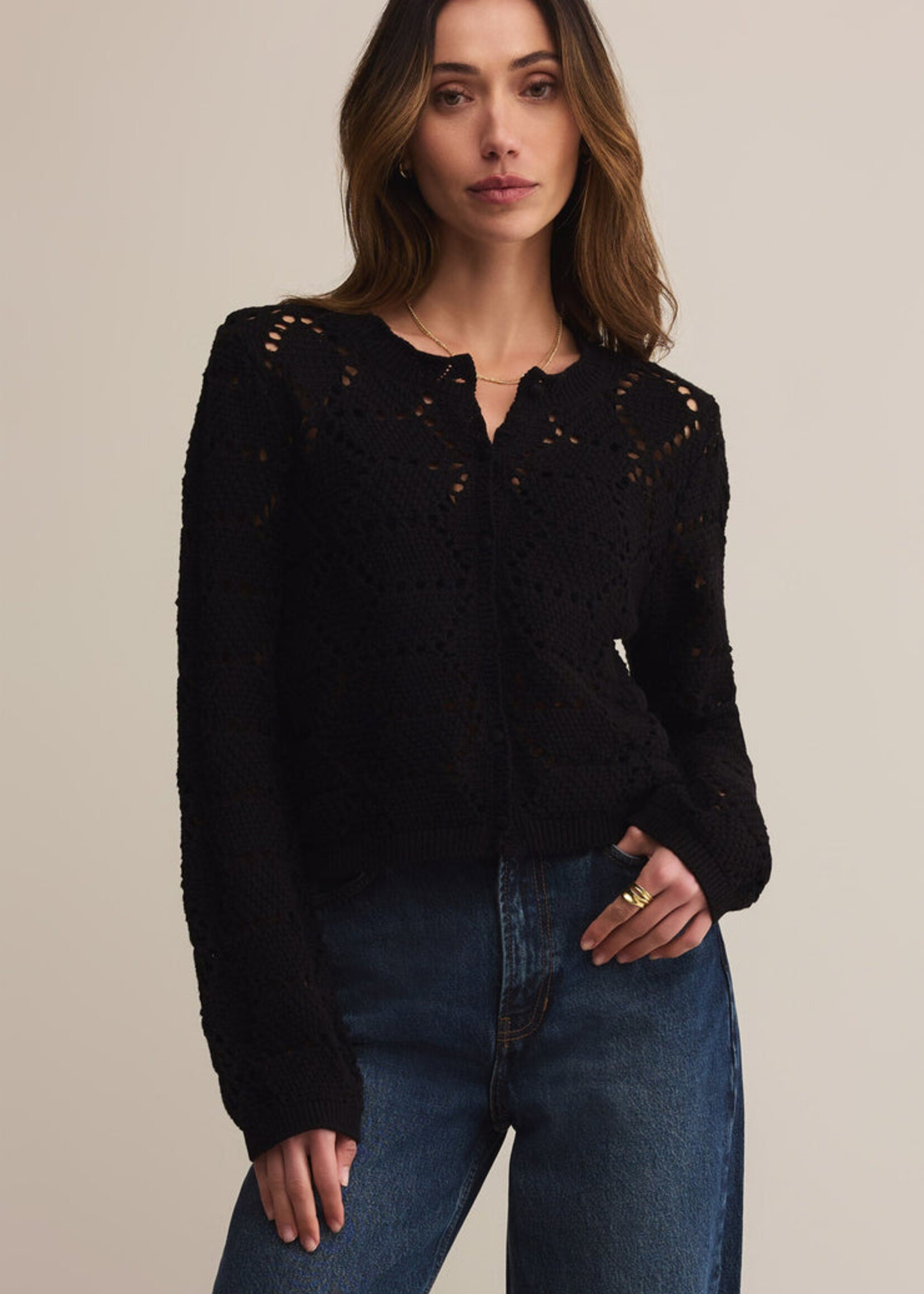 Z-Supply Z-Supply Cardigan Rosalyn - Noir