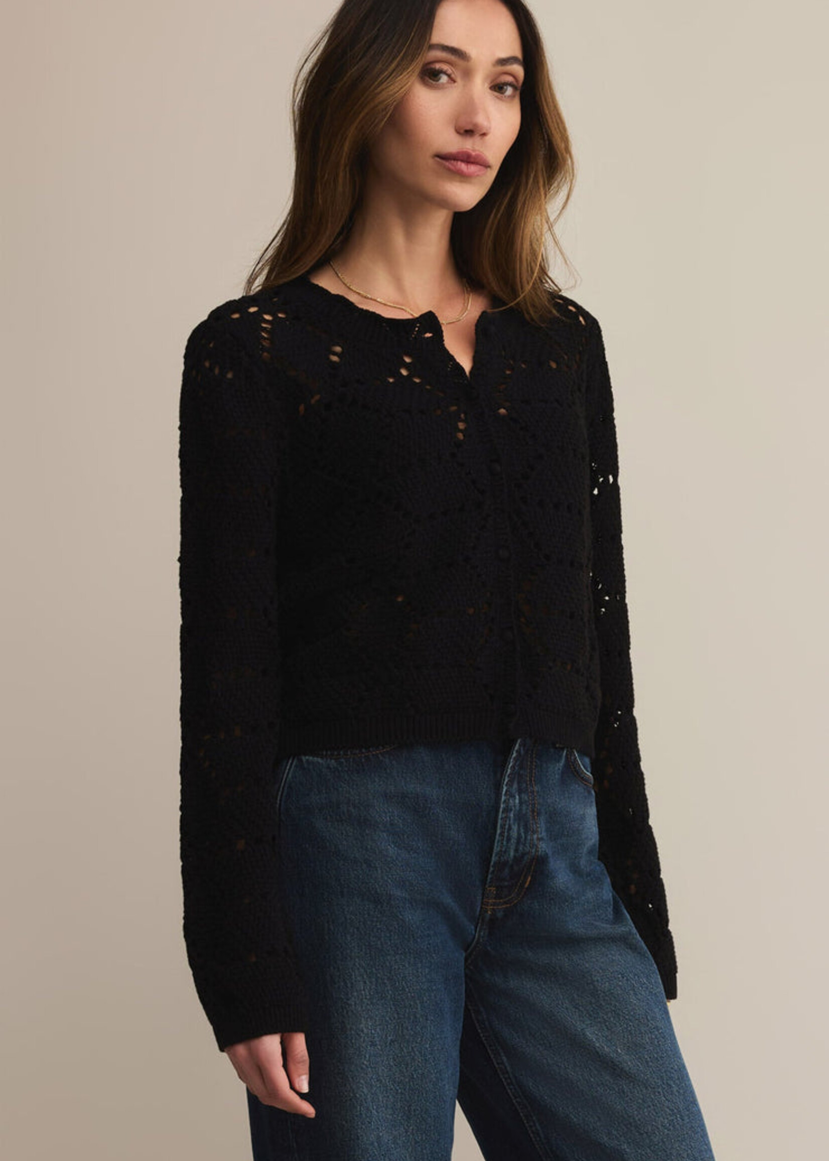 Z-Supply Z-Supply Cardigan Rosalyn - Noir