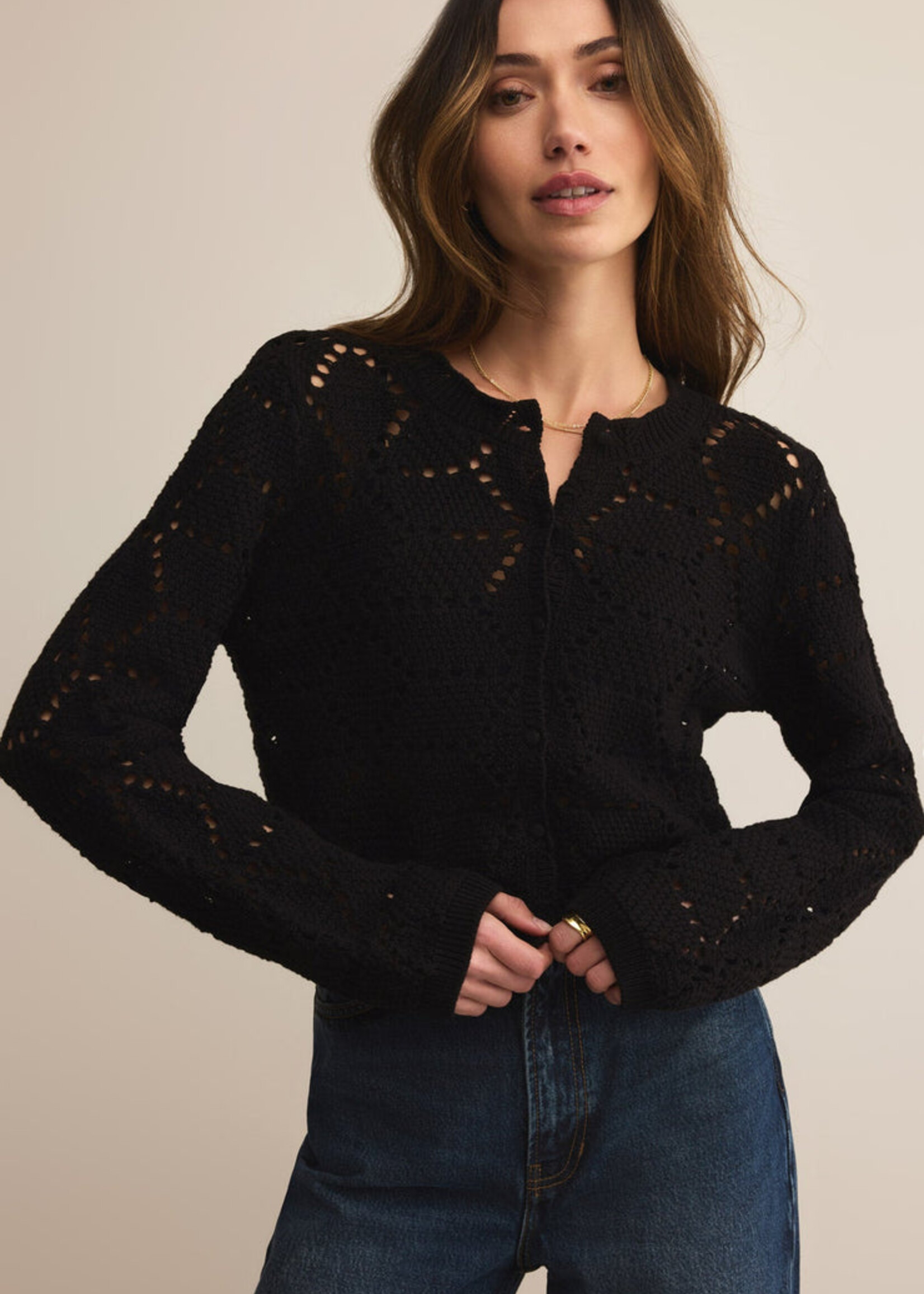Z-Supply Z-Supply Rosalyn Sweater Cardigan - Black