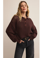Z-Supply Z-Supply Looking Glass Polo Sweater - Sandalwood