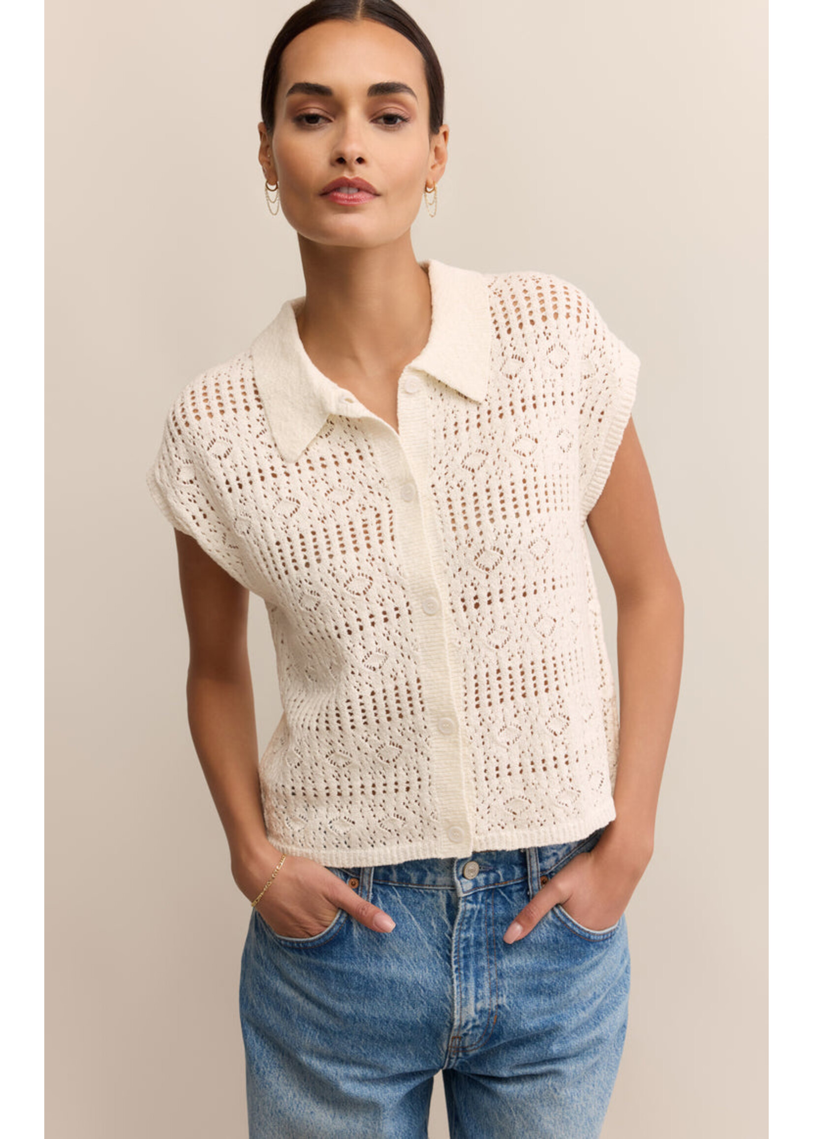 Z-Supply Z-Supply Kinsley Sweater Top - White