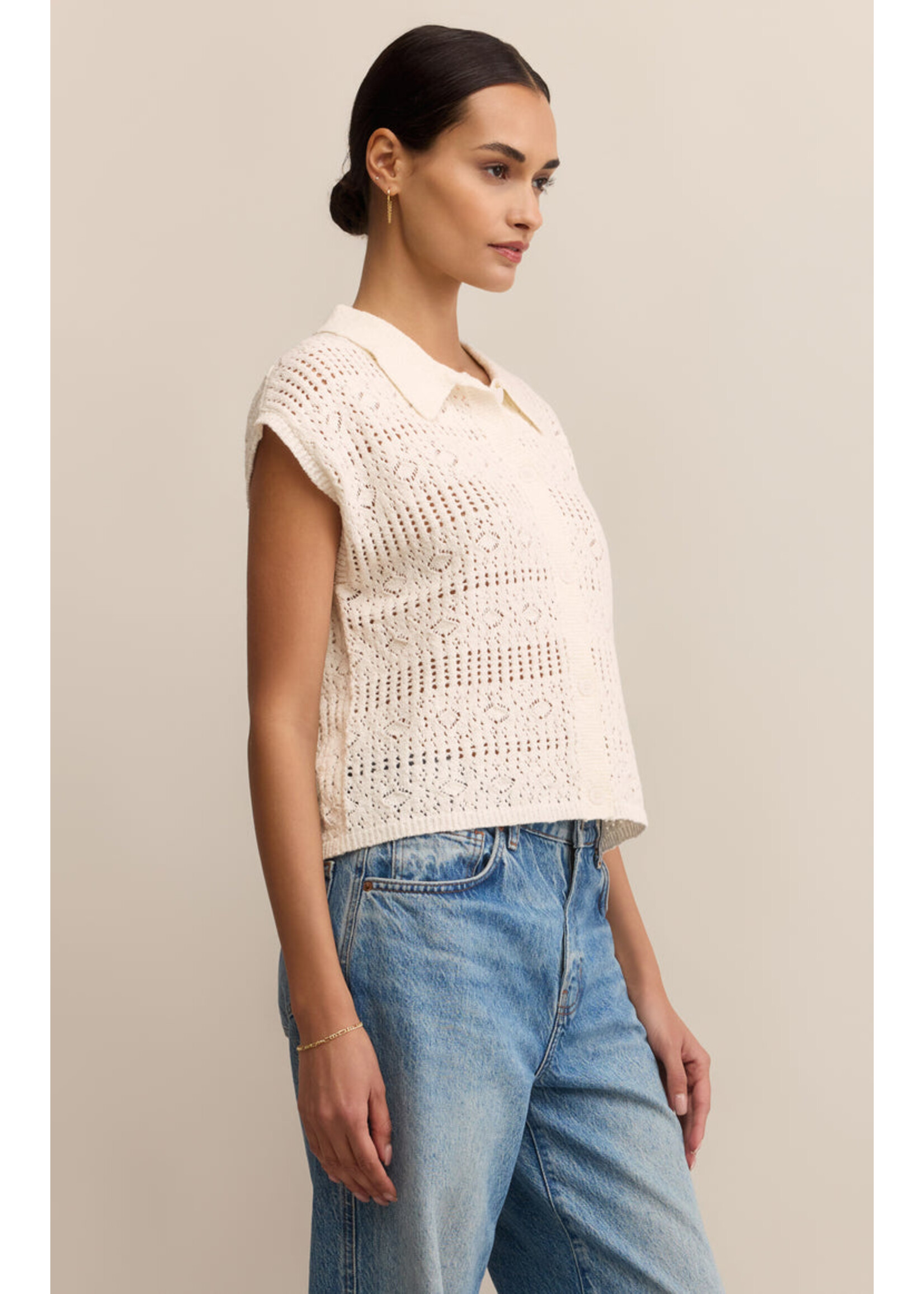 Z-Supply Z-Supply Pull Kinsley - Blanc