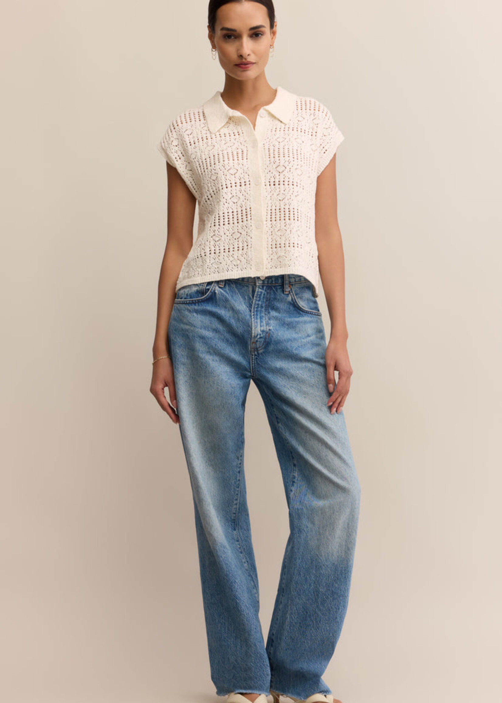 Z-Supply Z-Supply Kinsley Sweater Top - White