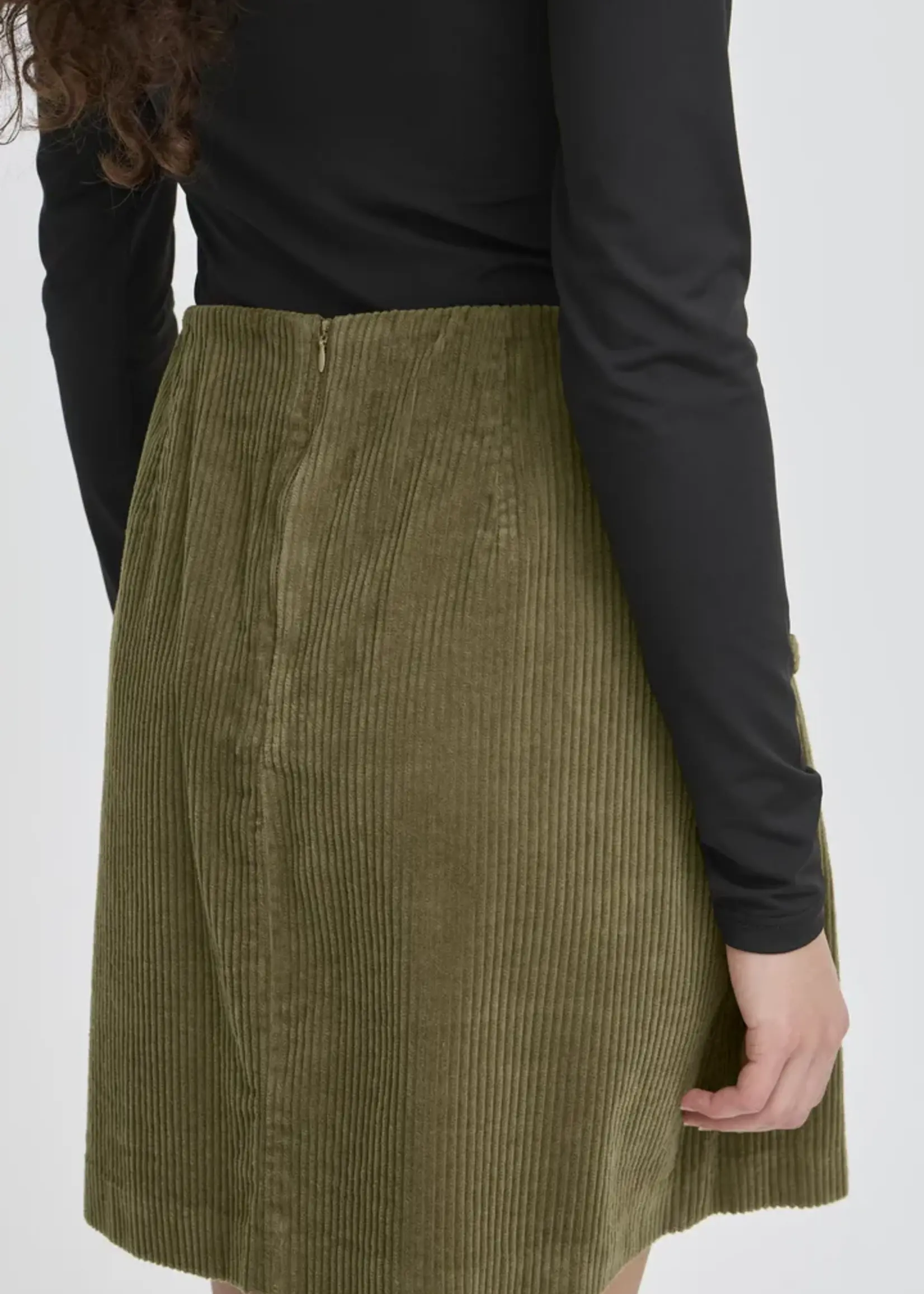 ICHI ICHI IHFocaro Skirt - Dusky Green