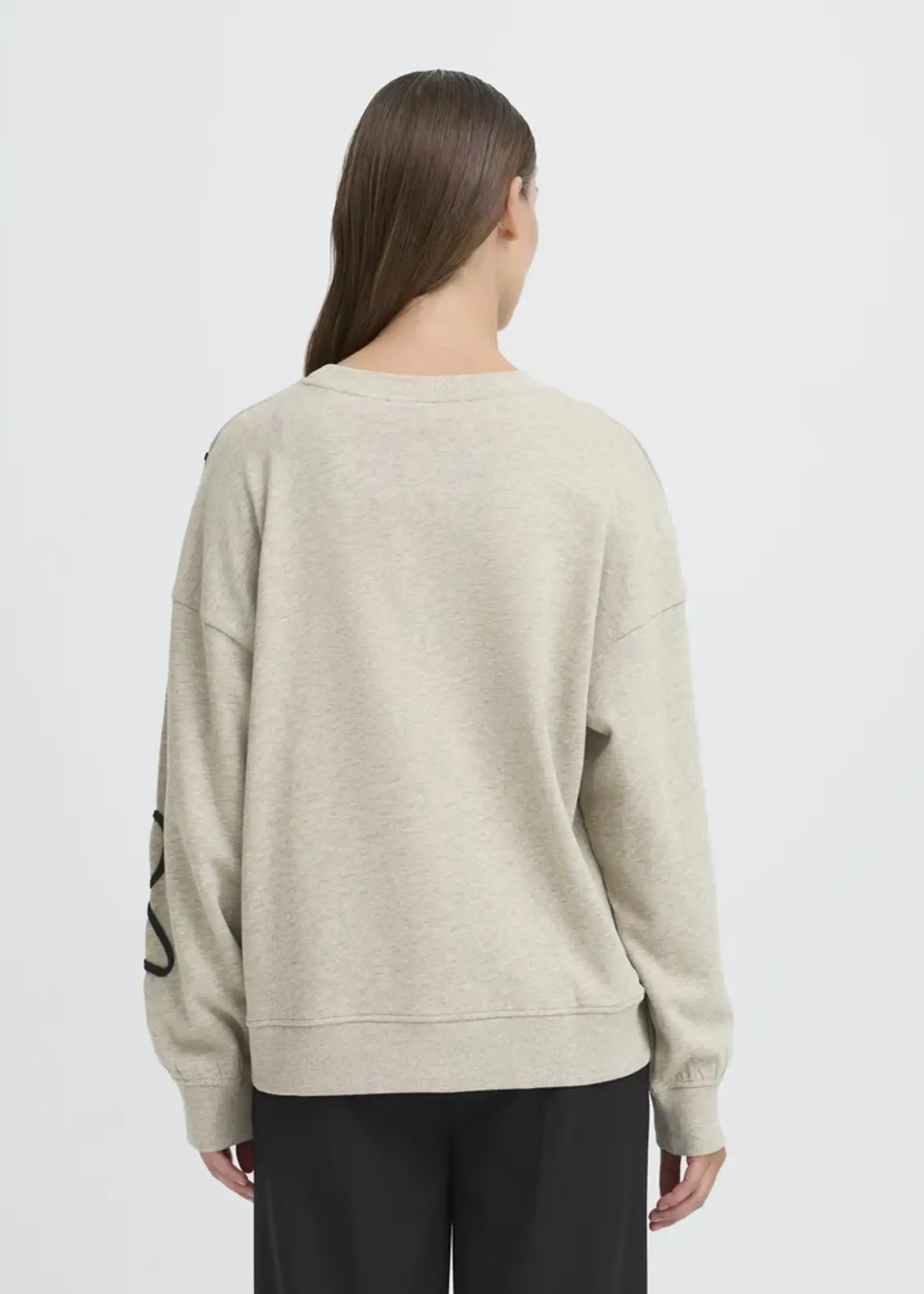 ICHI ICHI Sweat-Shirt IHKasura - Gris