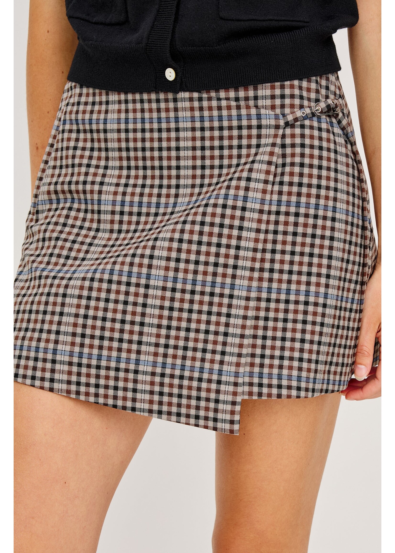 Rails Rails Jupe Nial - Mocha Check