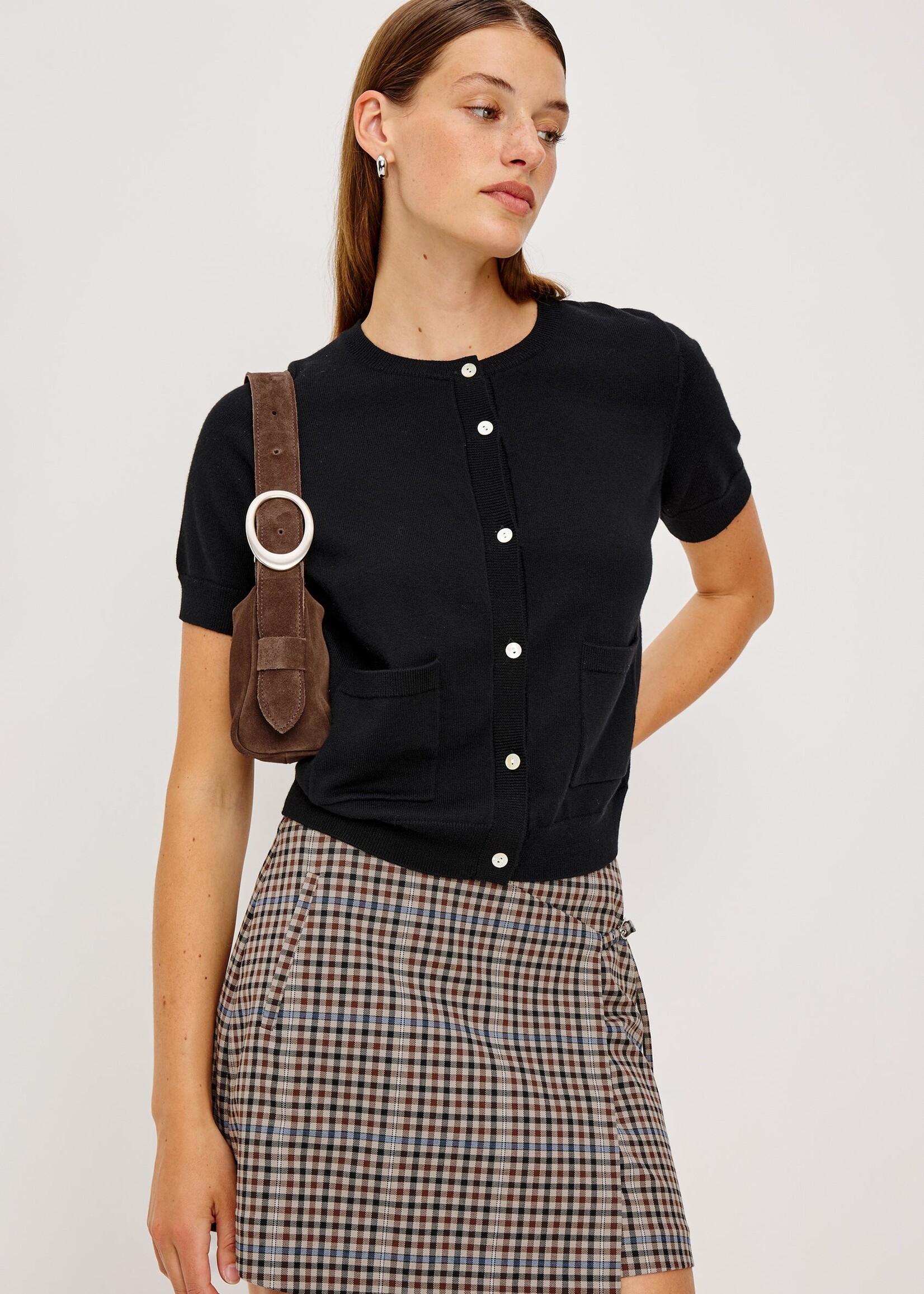 Rails Rails Nial Skirt - Mocha Check