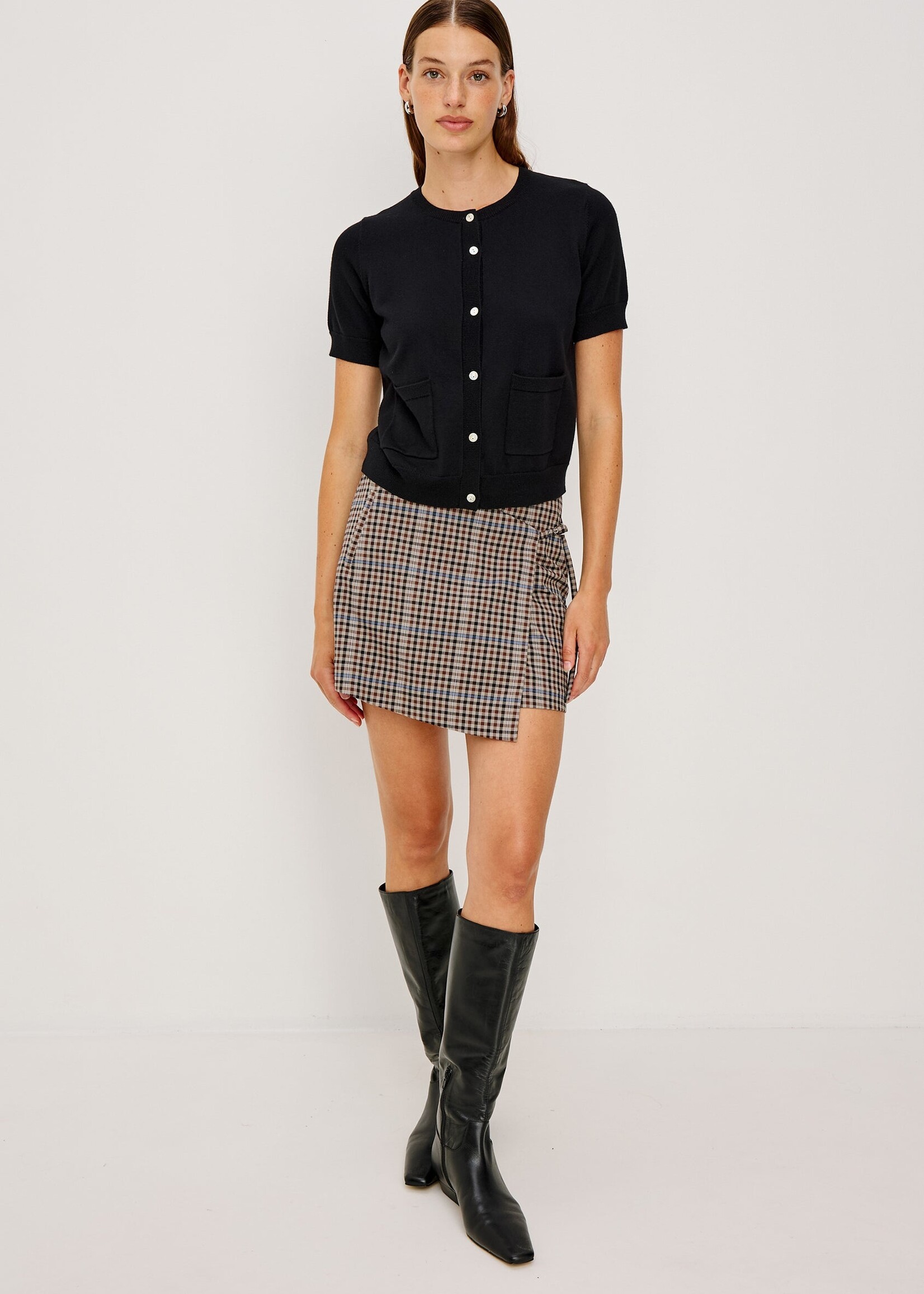 Rails Rails Nial Skirt - Mocha Check
