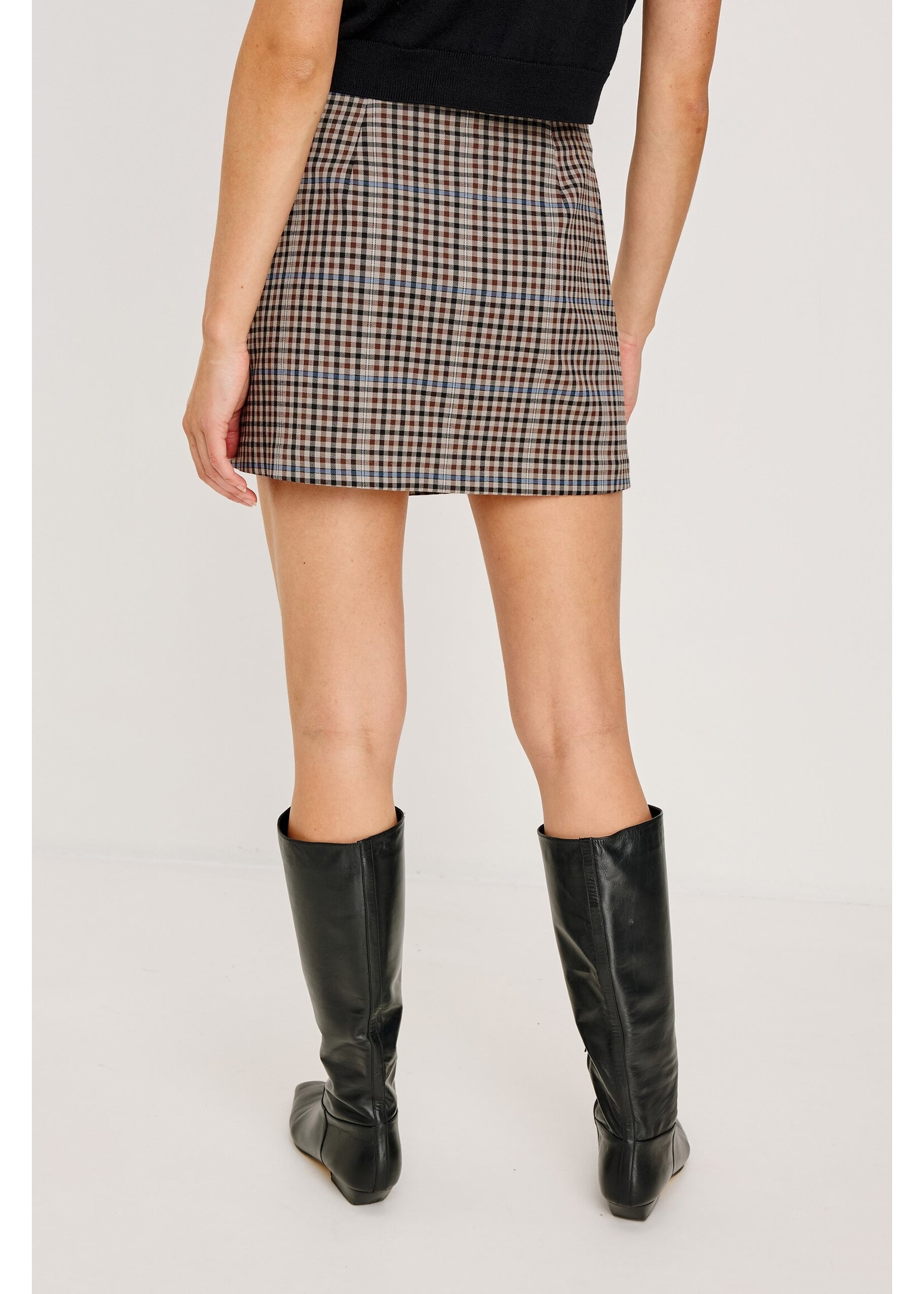Rails Rails Jupe Nial - Mocha Check