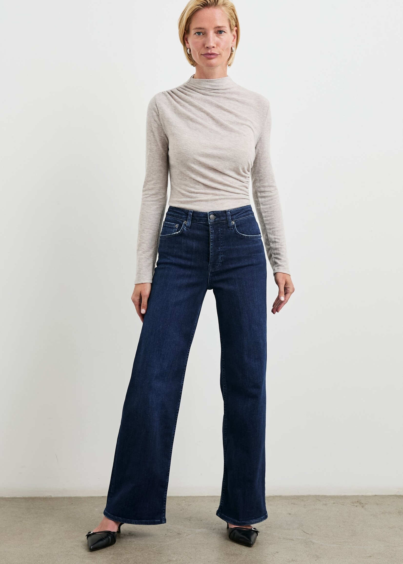 Rails Rails Getty Wide Leg Jean - After Midnight
