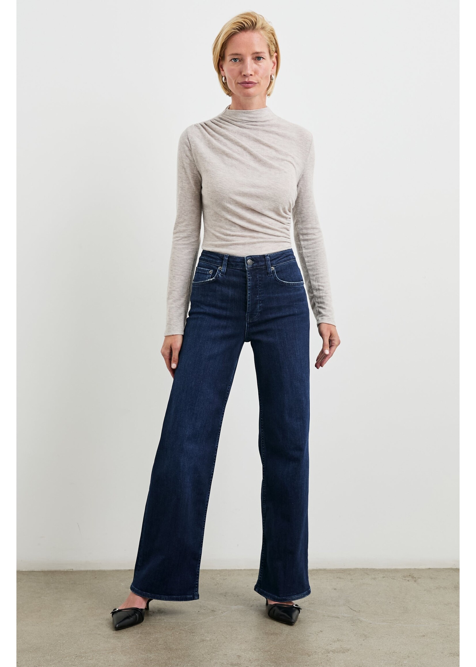 Rails Rails Getty Wide Leg Jean - After Midnight