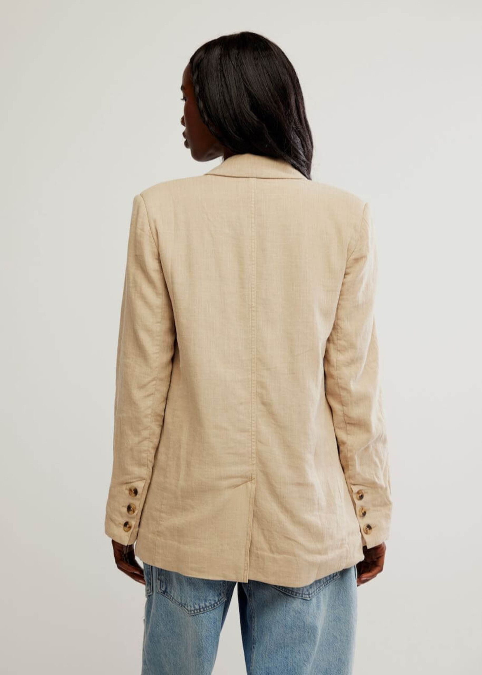 Free People Free People Prep School Blazer - Birch