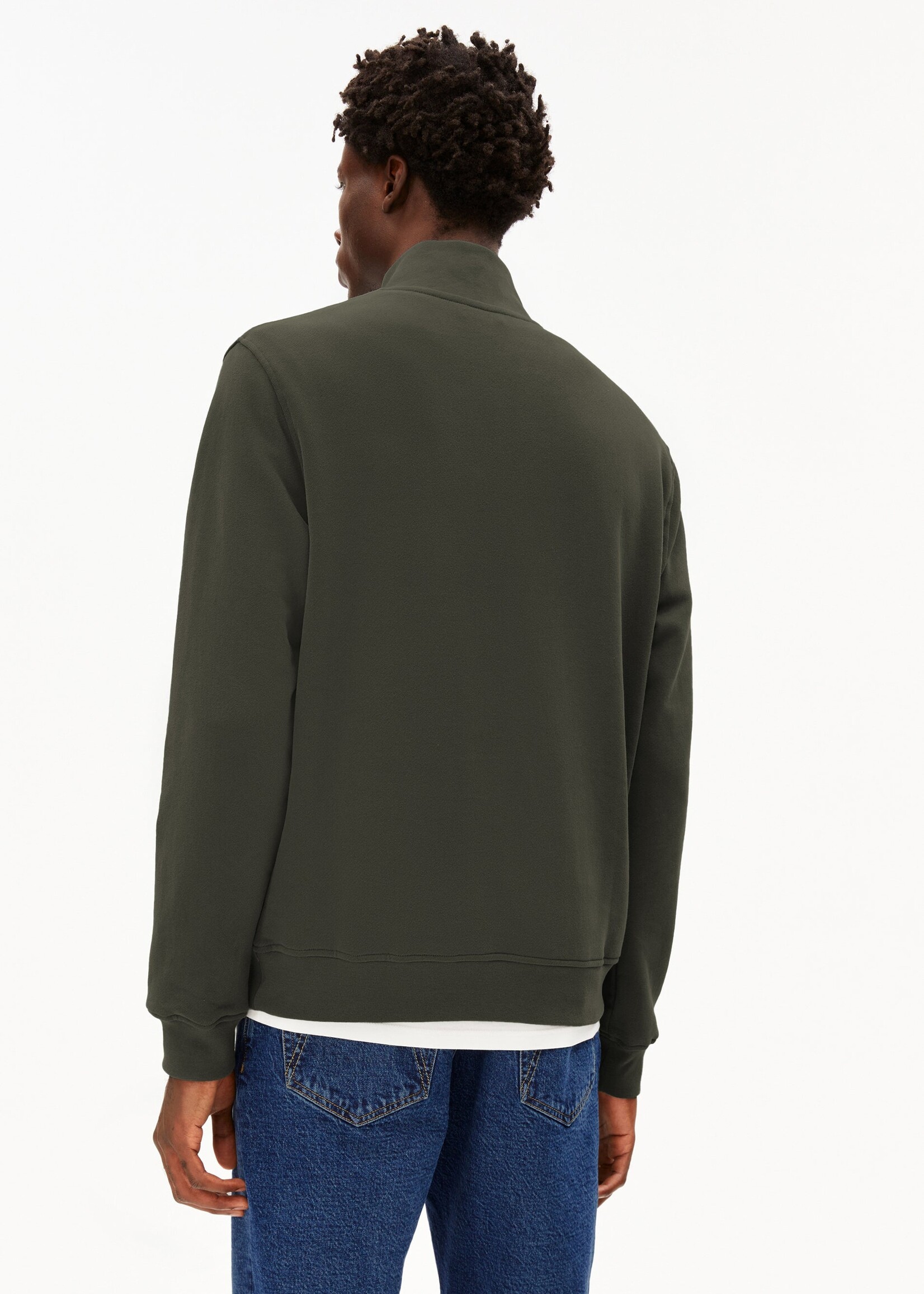 Armedangels Armedangels Waarlo Fleece Sweat - Forest Pine