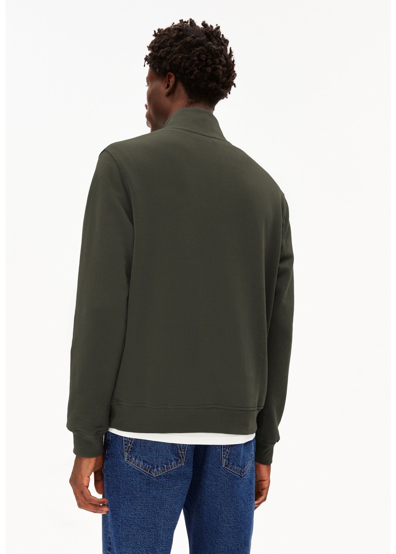 Armedangels Armedangels Waarlo Fleece Sweat - Forest Pine