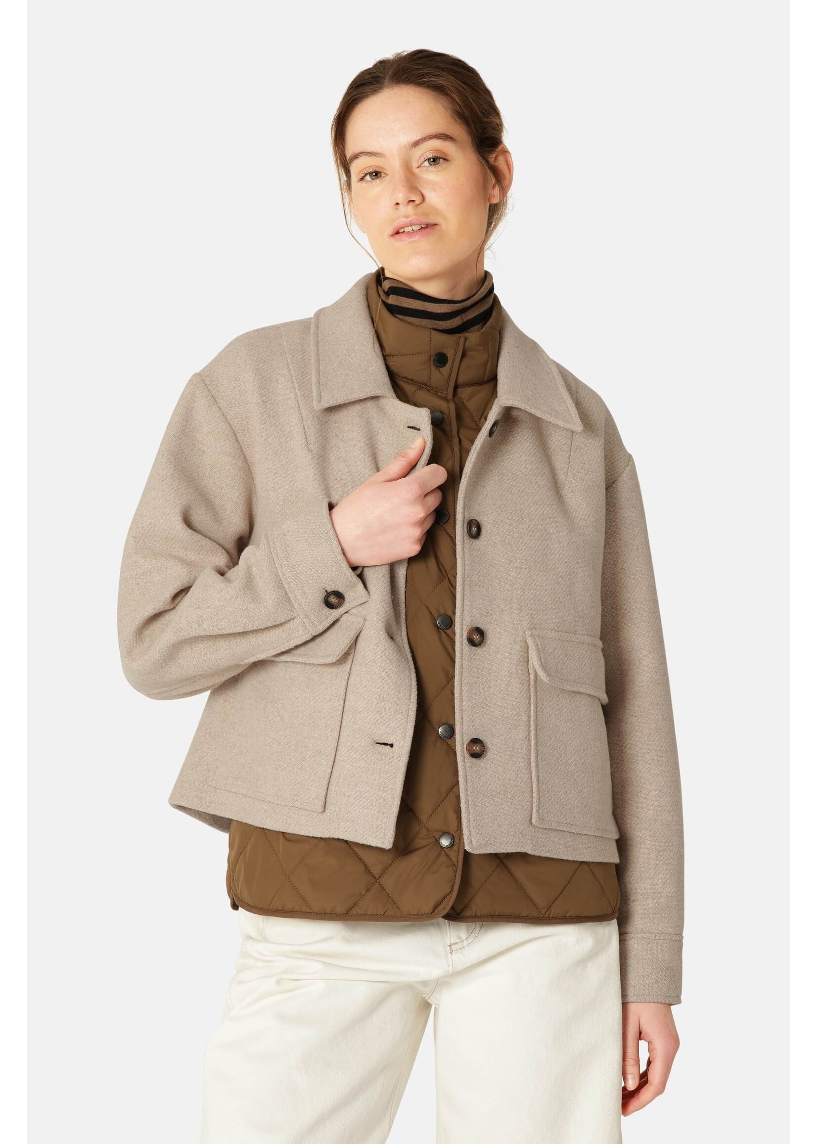 Ilse Jacobsen Ilse Jacobsen Veste Courte Boutonnée - Wheat