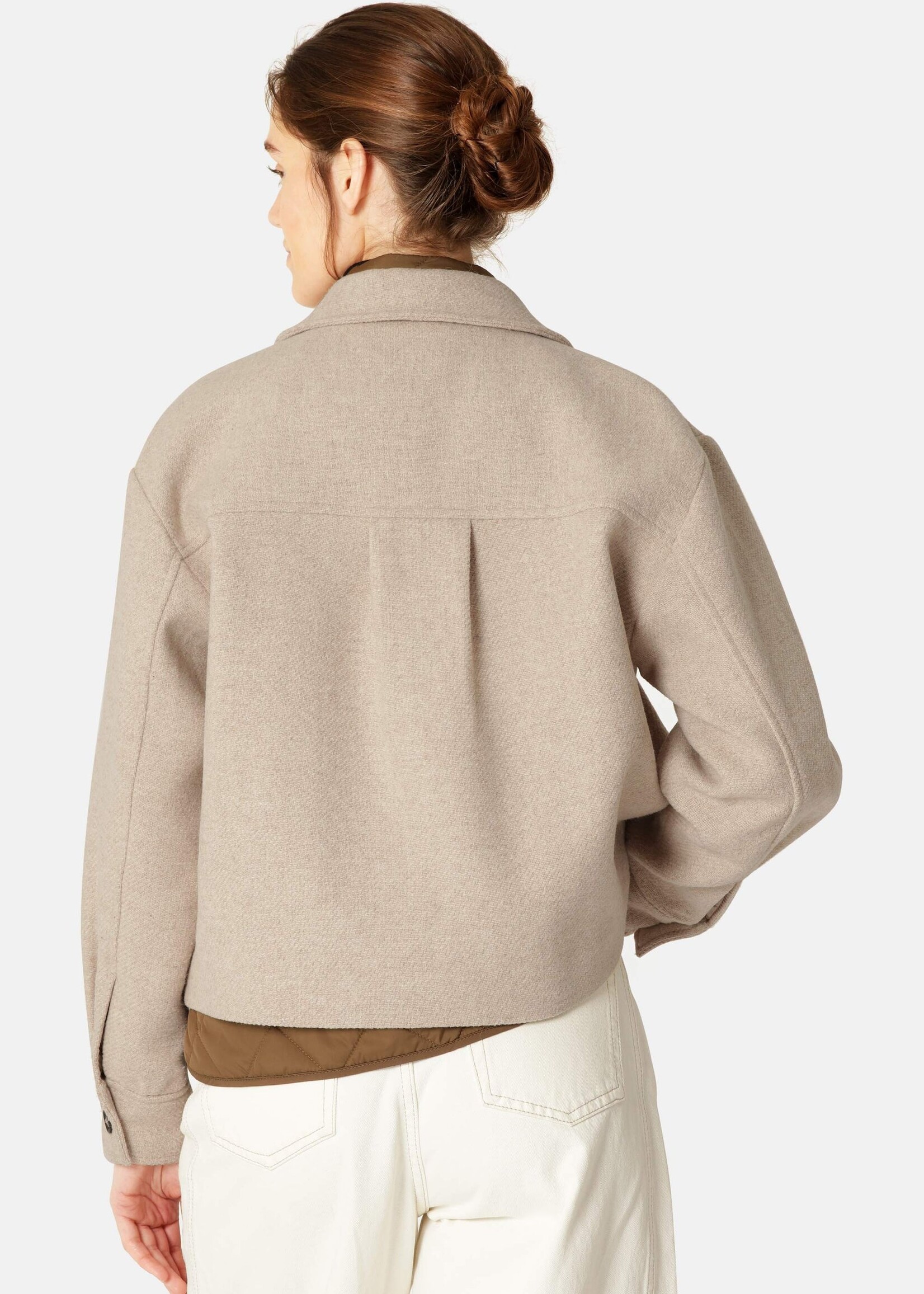 Ilse Jacobsen Ilse Jacobsen Short Buttoned Jacket - Wheat