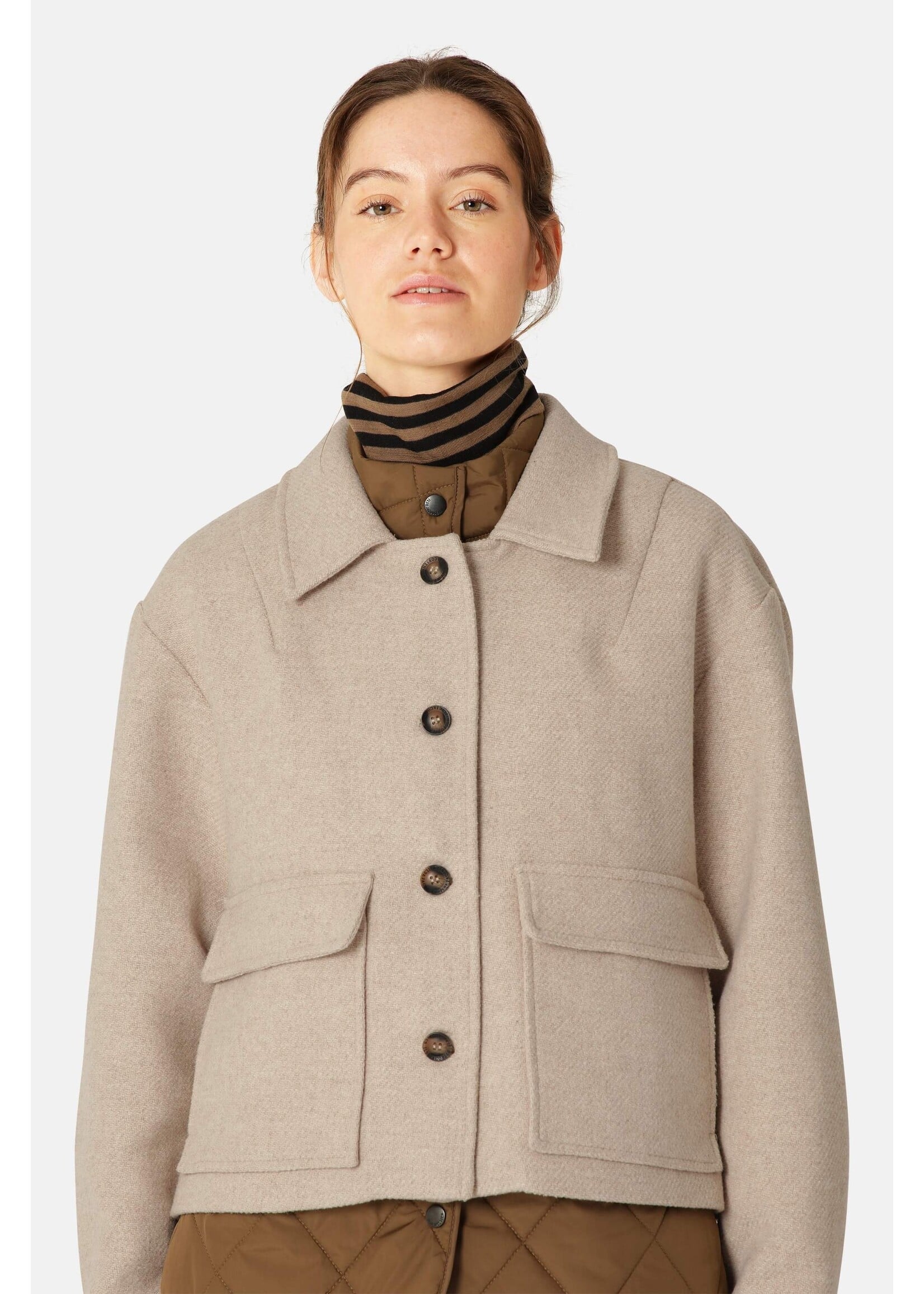 Ilse Jacobsen Ilse Jacobsen Veste Courte Boutonnée - Wheat