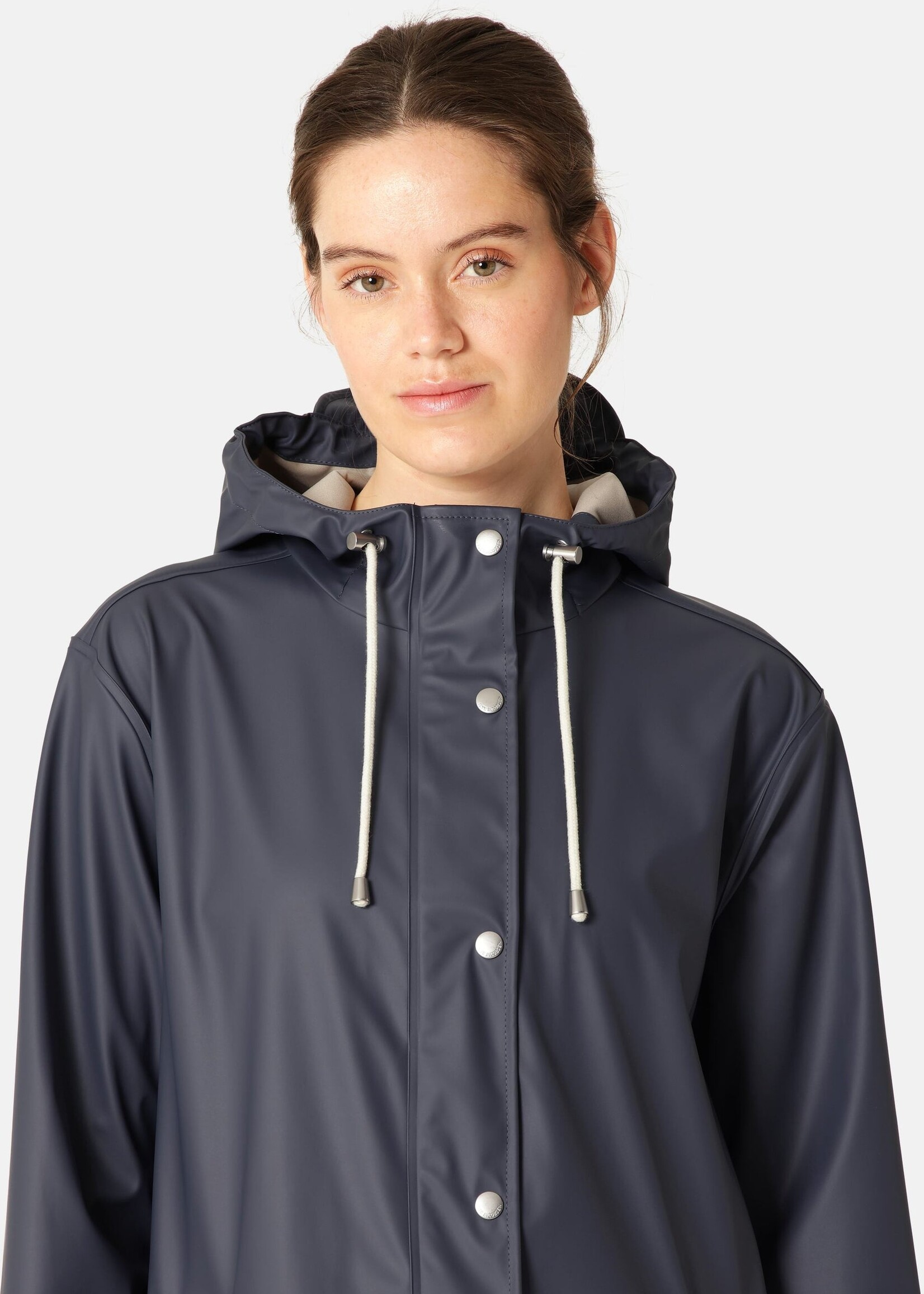 Ilse Jacobsen Ilse Jacobsen Long Rain Coat - Ombre Blue