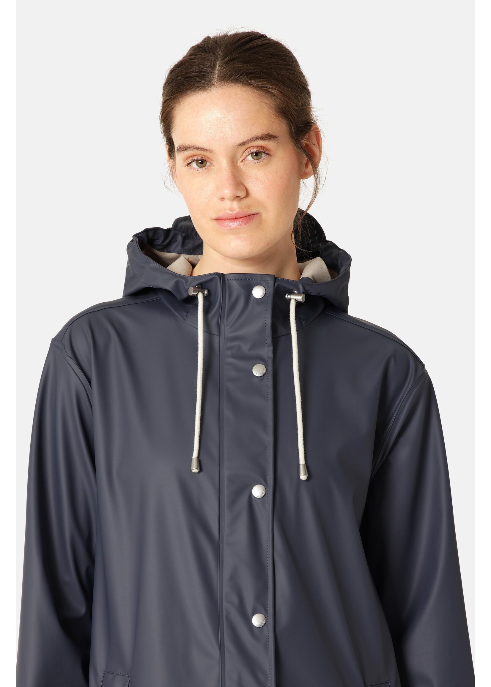 Ilse Jacobsen Ilse Jacobsen Long Rain Coat - Ombre Blue