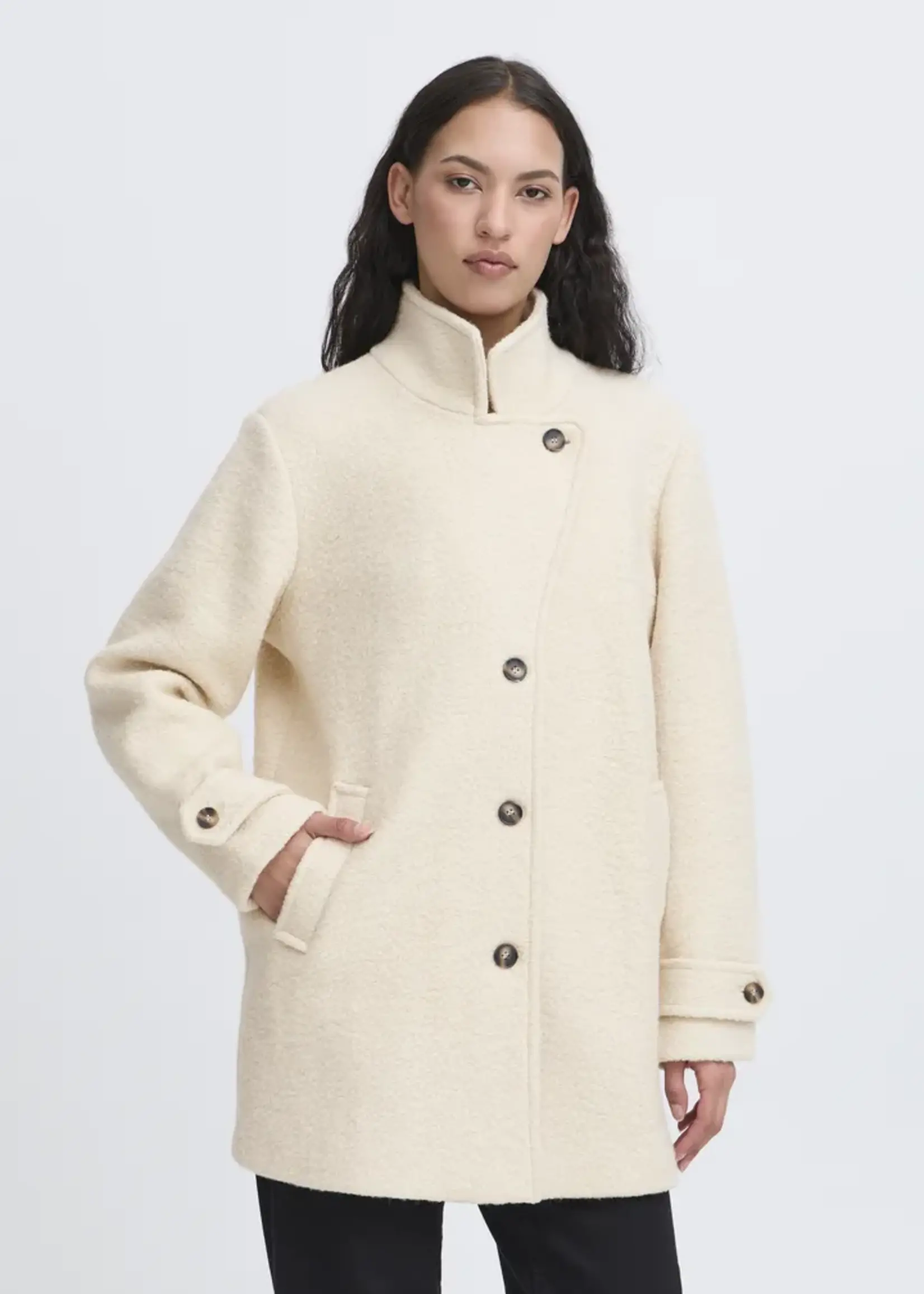 ICHI ICHI IHStipa Jacket - Almond Milk