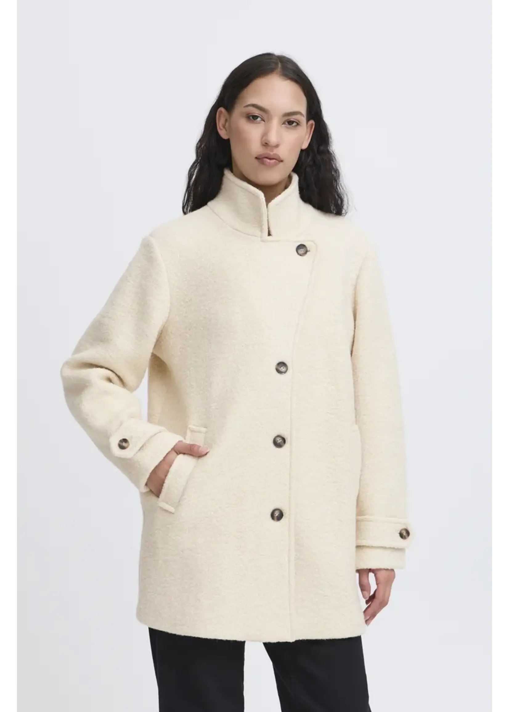 ICHI ICHI IHStipa Jacket - Almond Milk