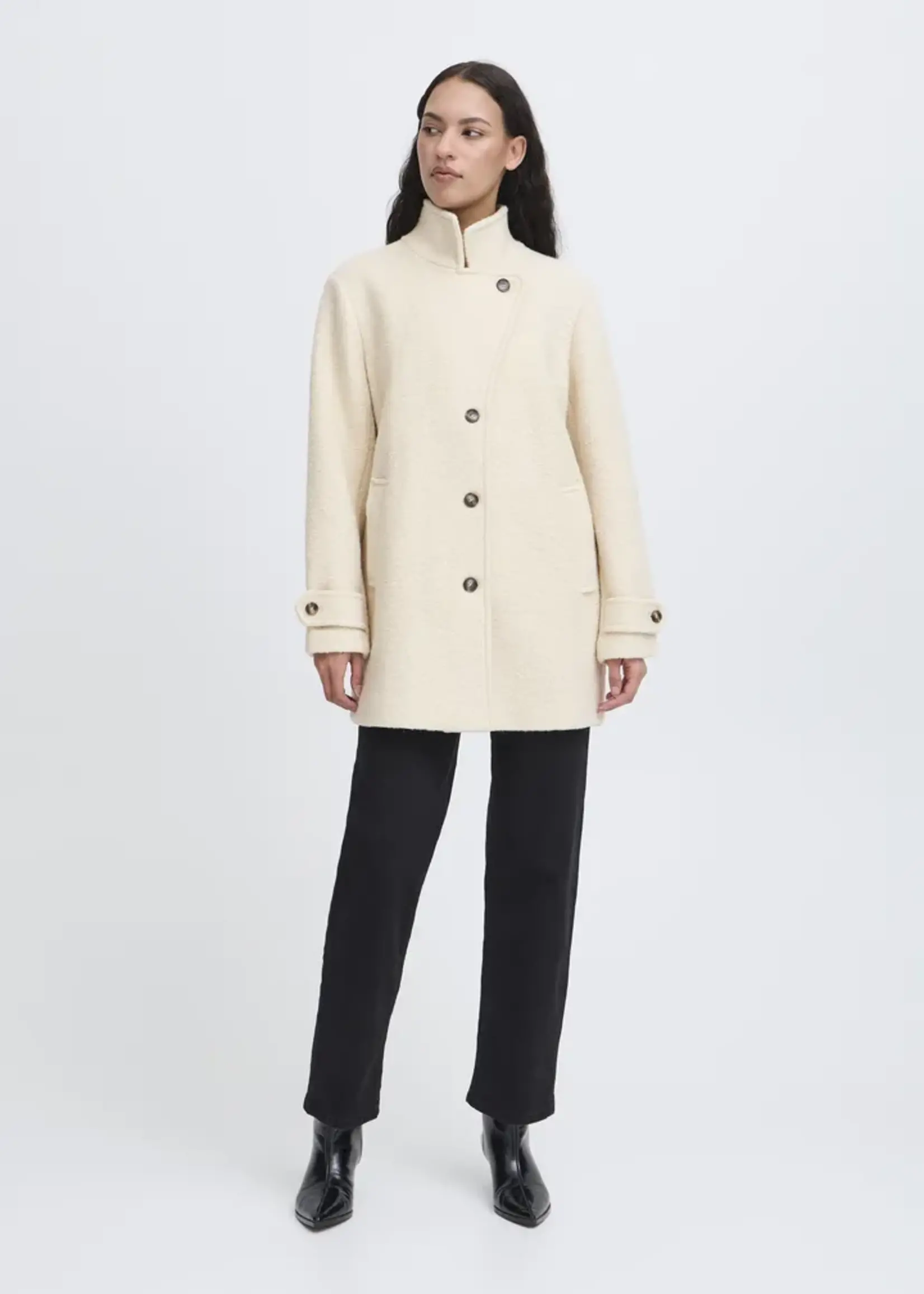 ICHI ICHI IHStipa Jacket - Almond Milk