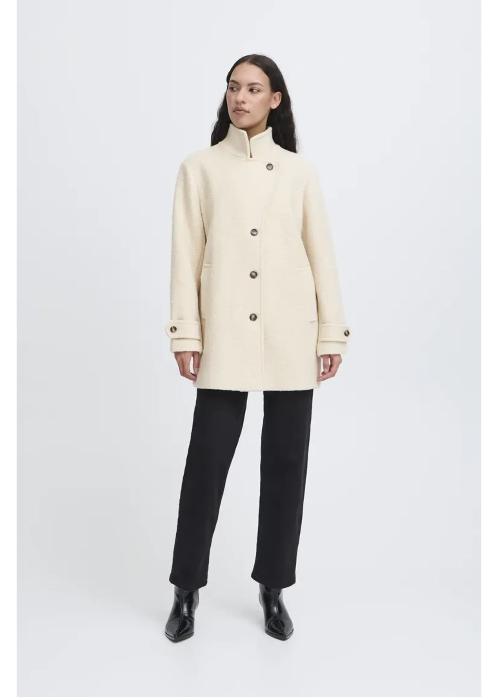ICHI ICHI IHStipa Jacket - Almond Milk