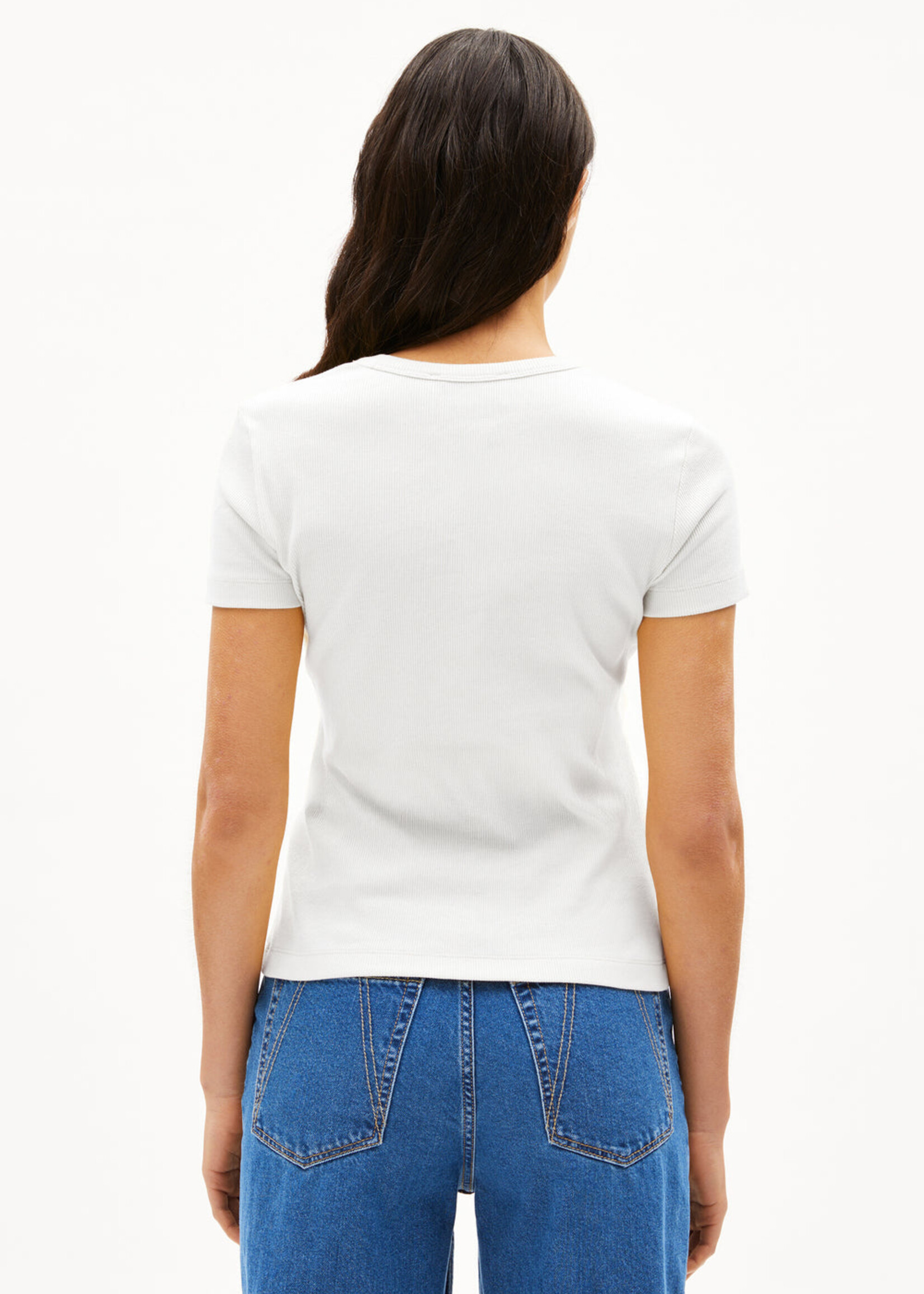 Armedangels Armedangels Kardaa Rib T-Shirt - White