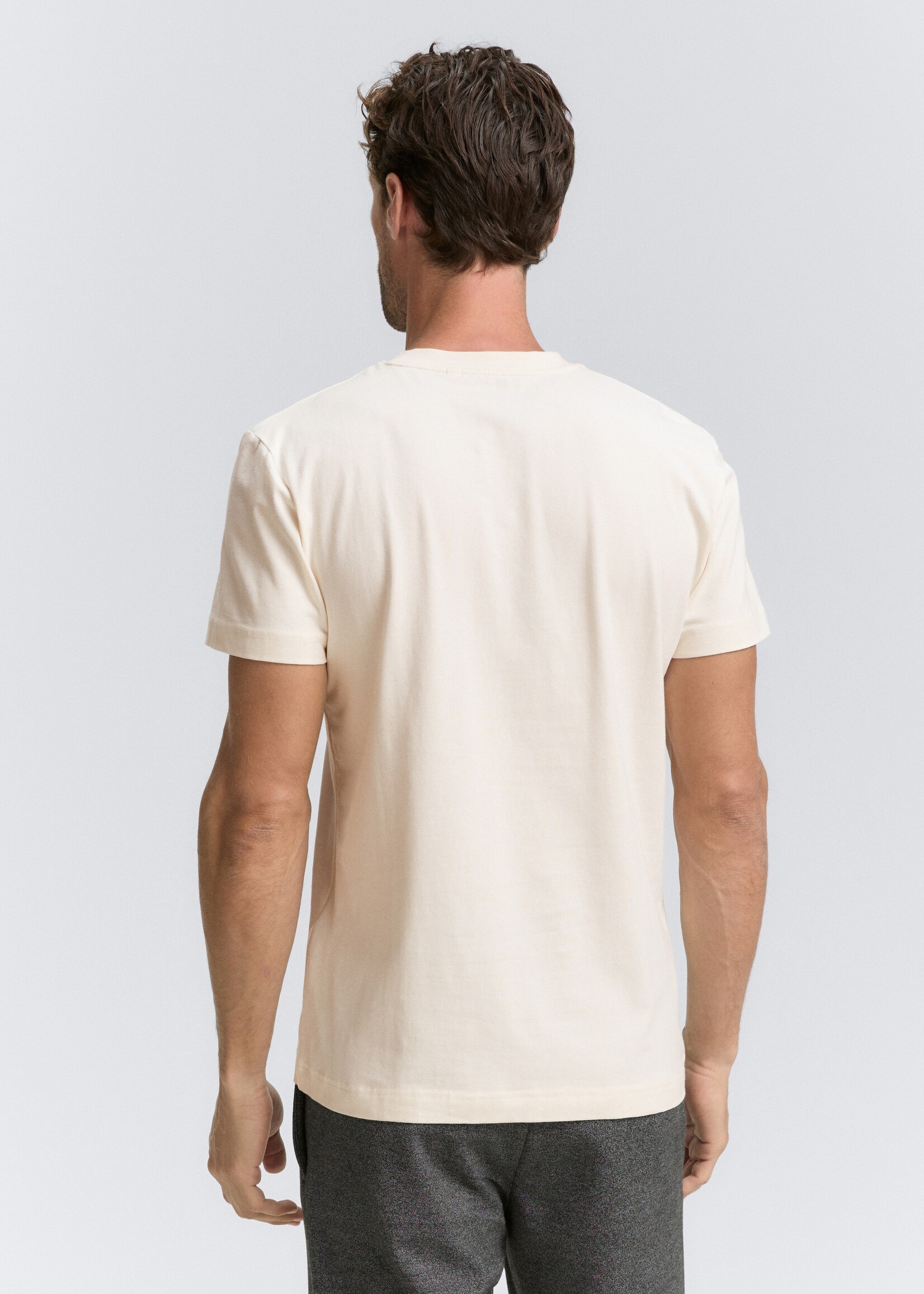 Tom Tailor Tom Tailor T-Shirt Basique Ajusté - Gardenia White