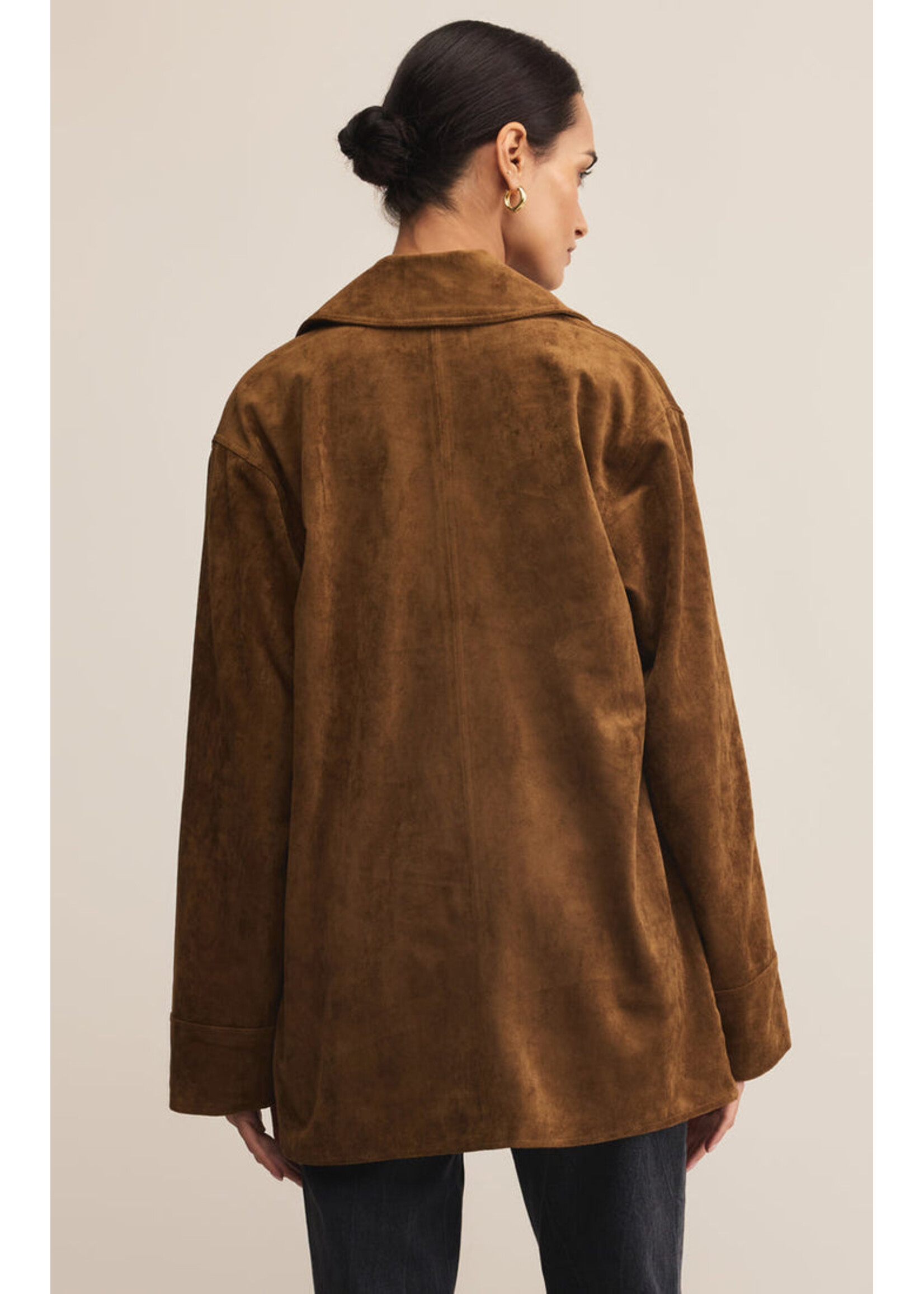 Z-Supply Z-Supply Decker Suede Coat - Coconut