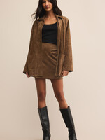 Z-Supply Z-Supply Ciera Suede Mini Skirt - Coconut