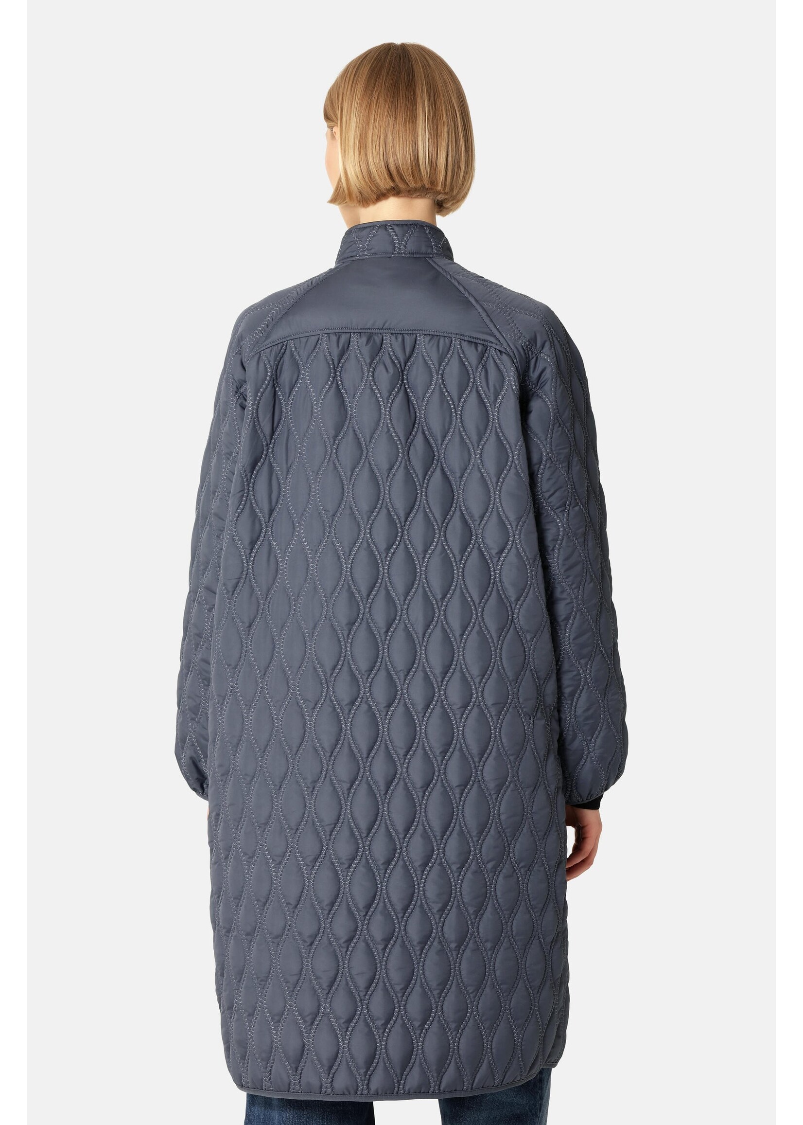 Ilse Jacobsen Ilse Jacobsen Manteau Matelassé Long - Ombre Blue