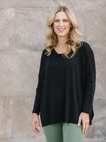 Shannon Passero Haut Isabel - Black Tencel