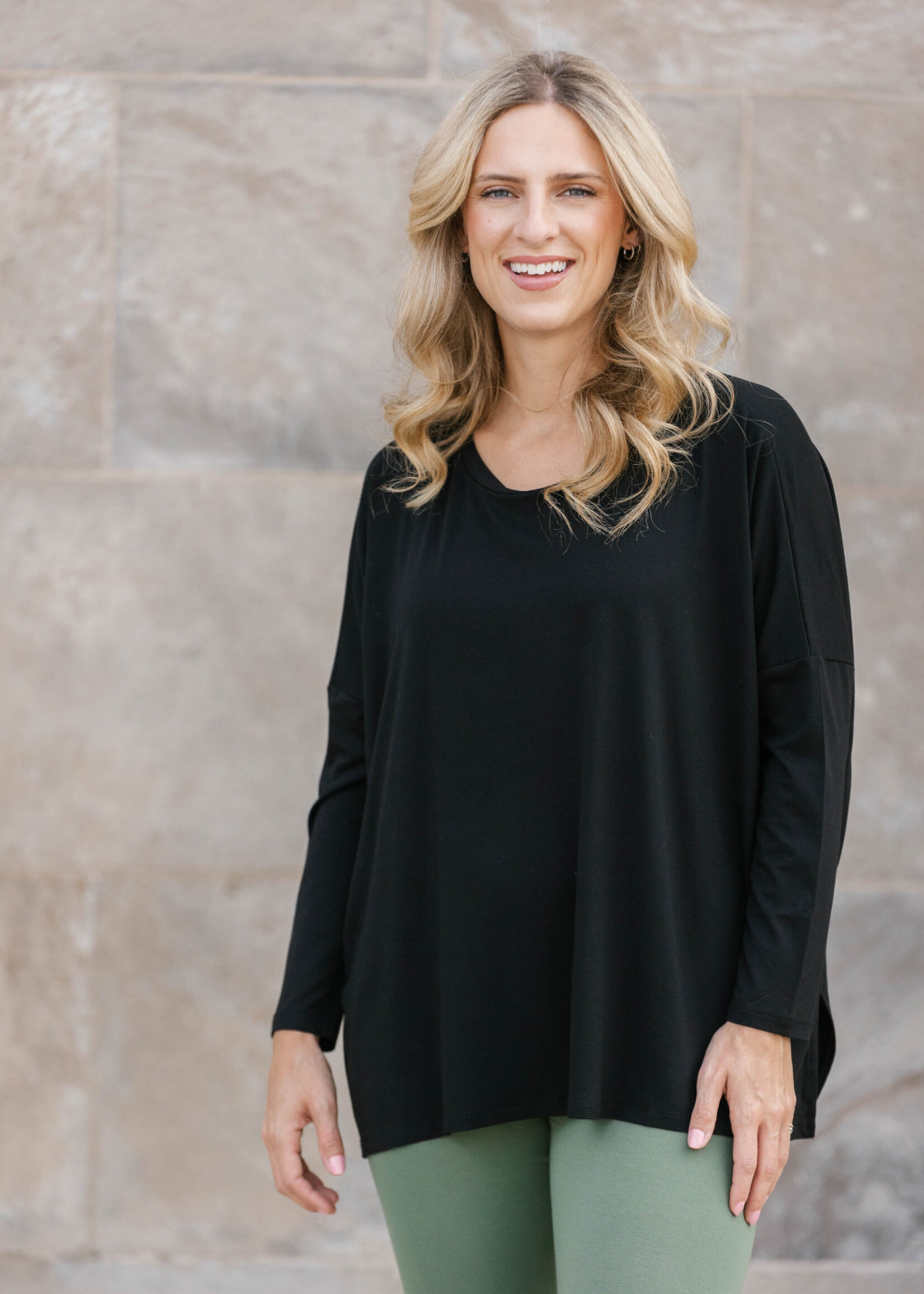 Shannon Passero Isabel Top - Black Tencel