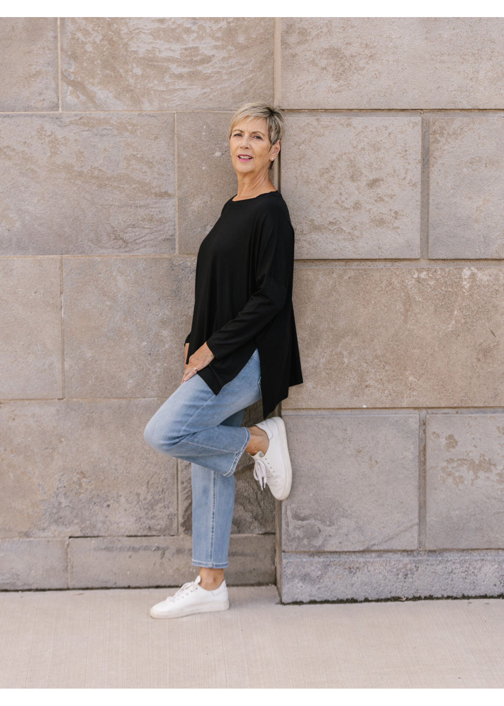 Shannon Passero Haut Isabel - Black Tencel