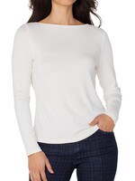 Liverpool Liverpool Haut En Tricot À Col Bateau LS - Washed Cream