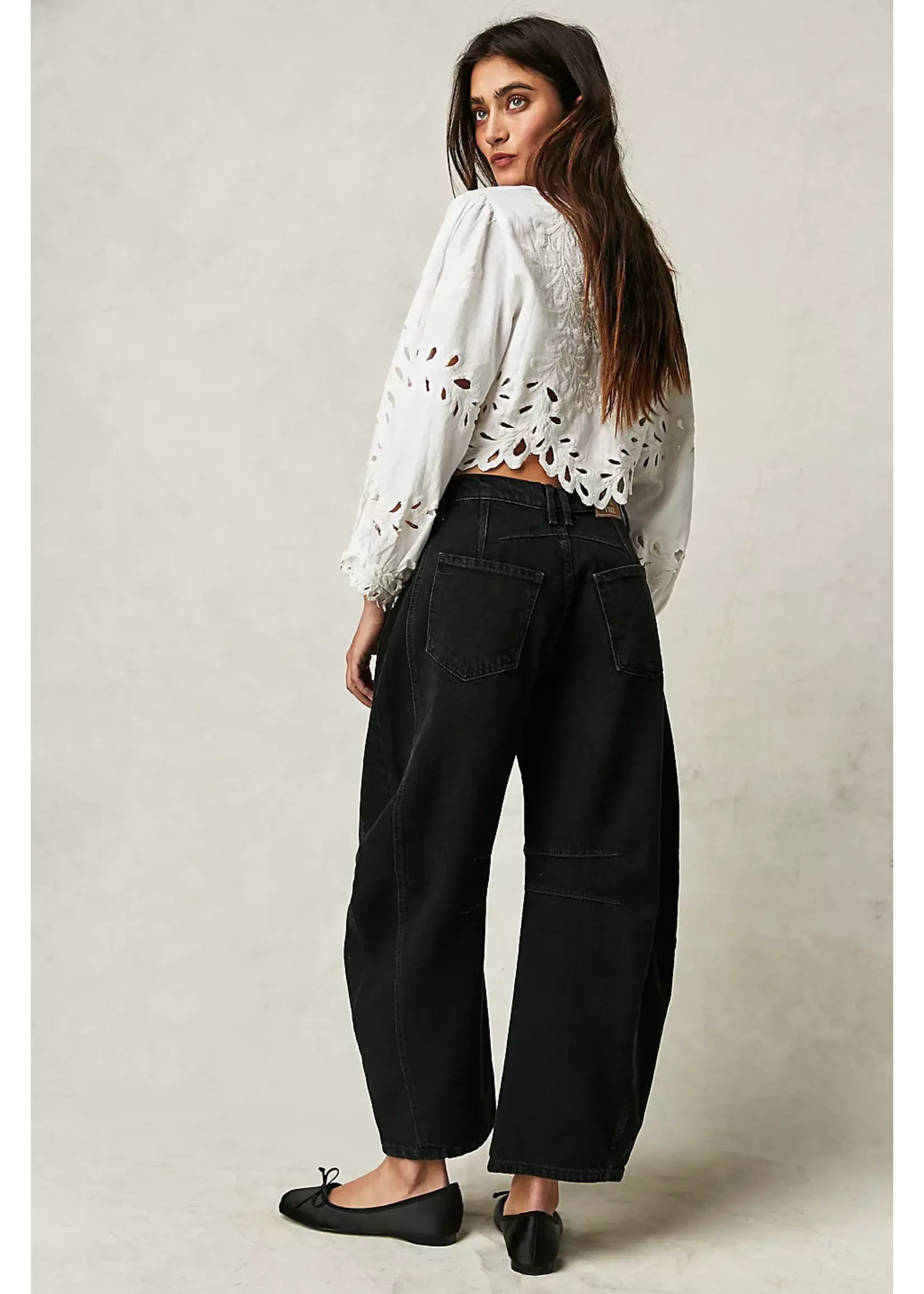 Free People Free People Barrel Mi-Hauteur Good Luck - Soundwave