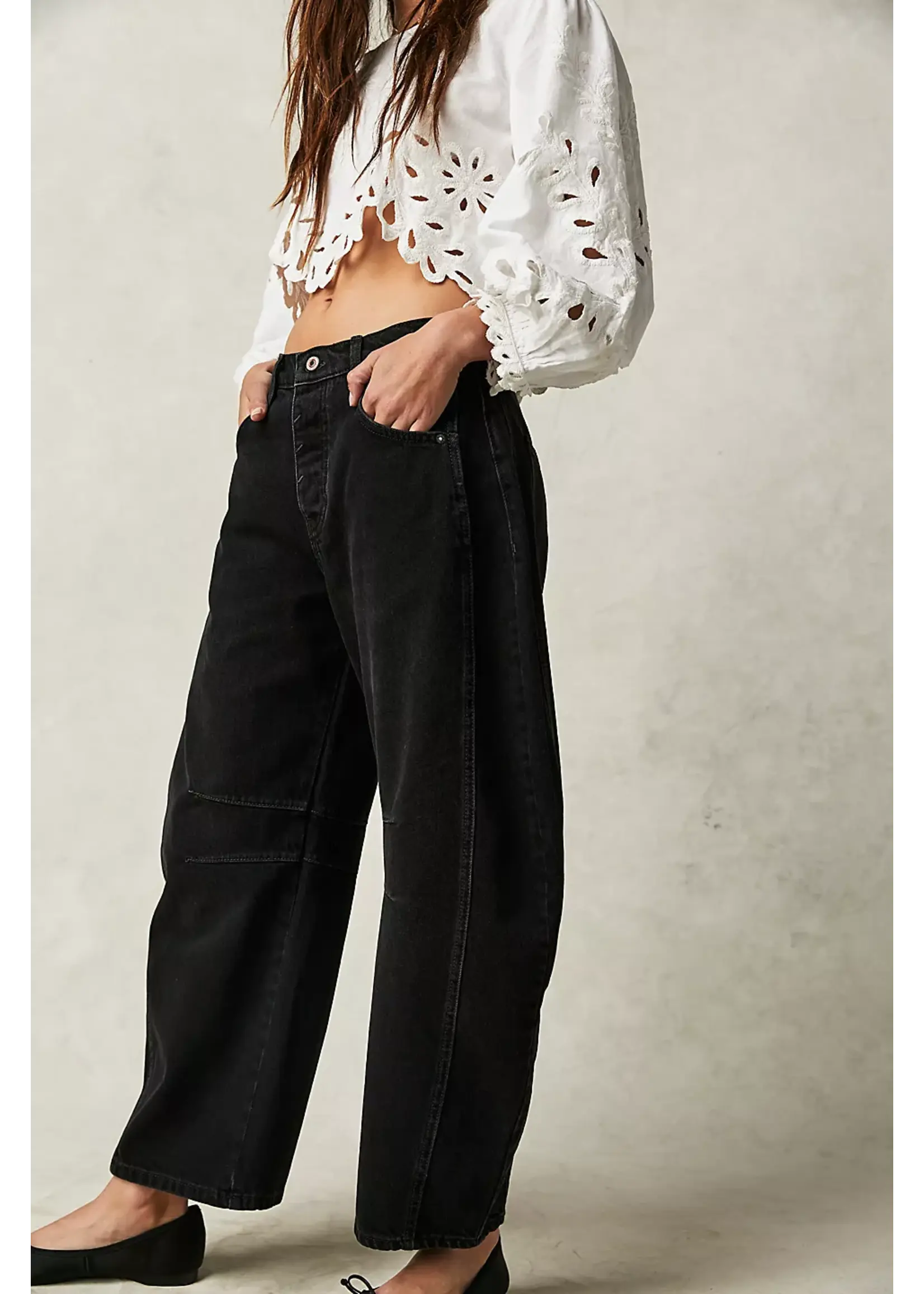 Free People Free People Barrel Mi-Hauteur Good Luck - Soundwave