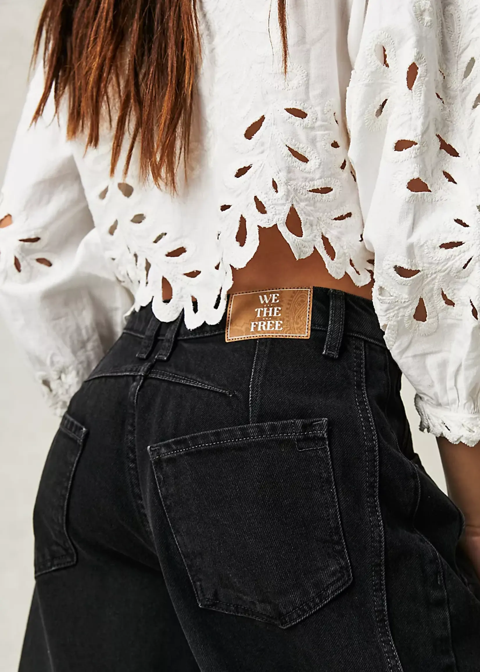 Free People Free People Good Luck Mid Rise Barrel - Soundwave