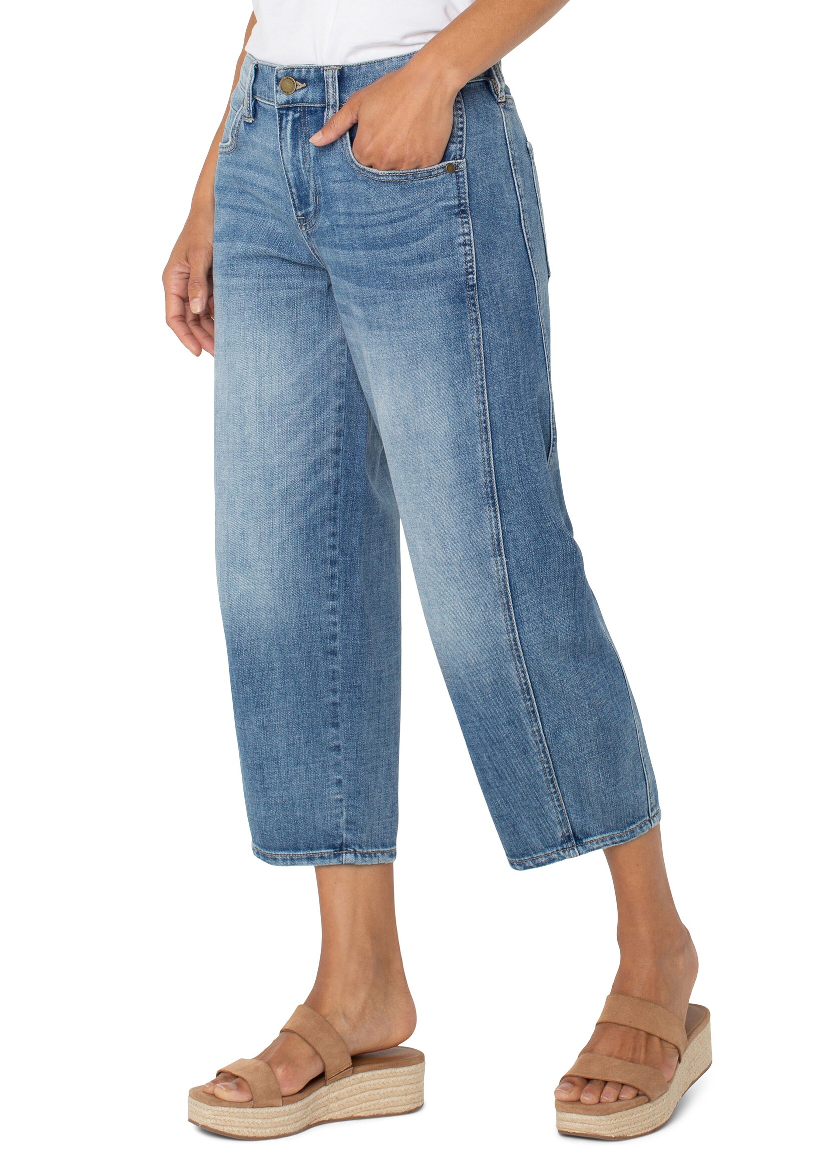 Liverpool Liverpool Barrel Jean - Isla Vista
