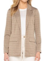 Liverpool Liverpool Blazer Boyfriend - Khaki Grid Check
