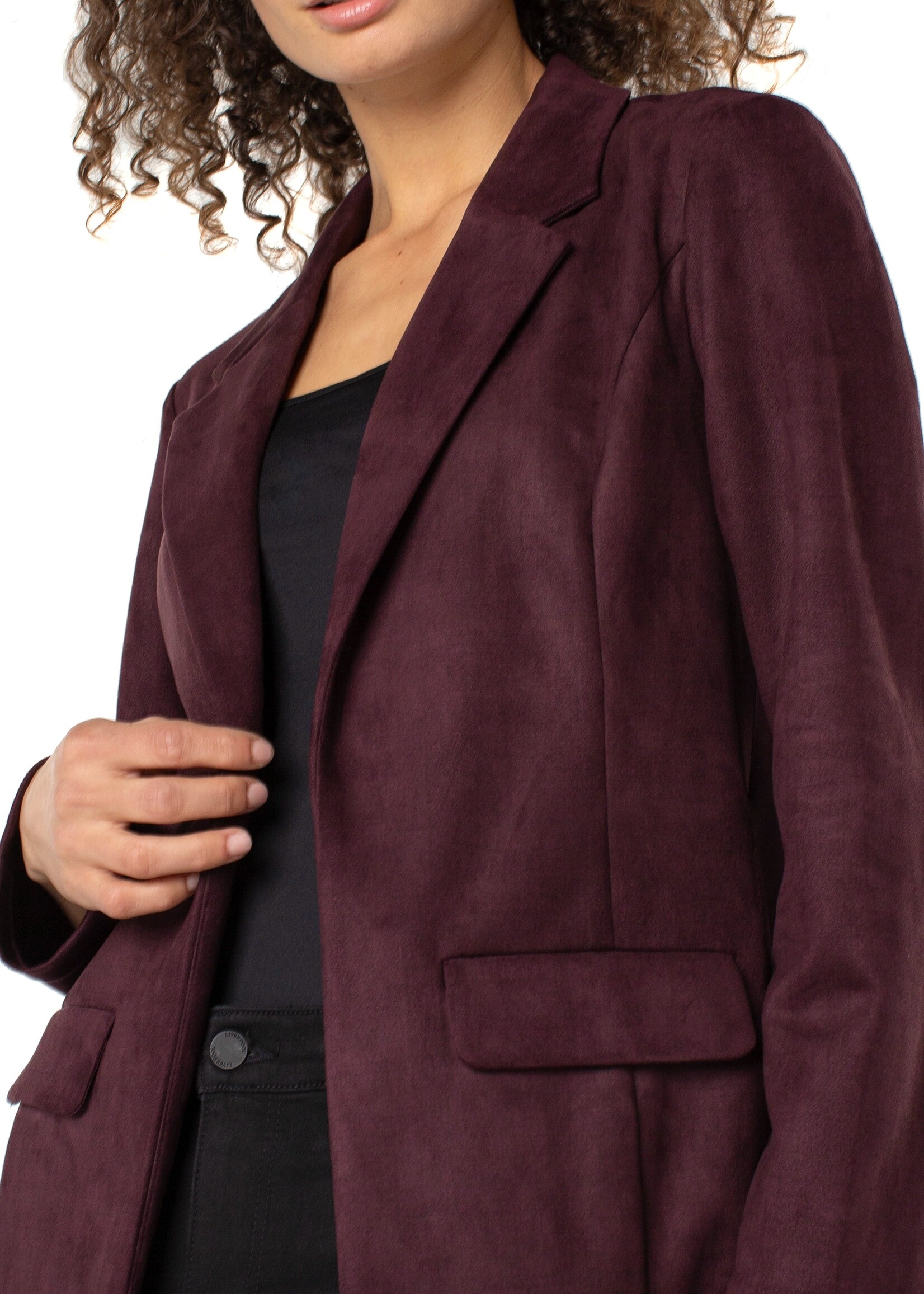 Liverpool Liverpool Blazer Boyfriend - Dark Oxblood