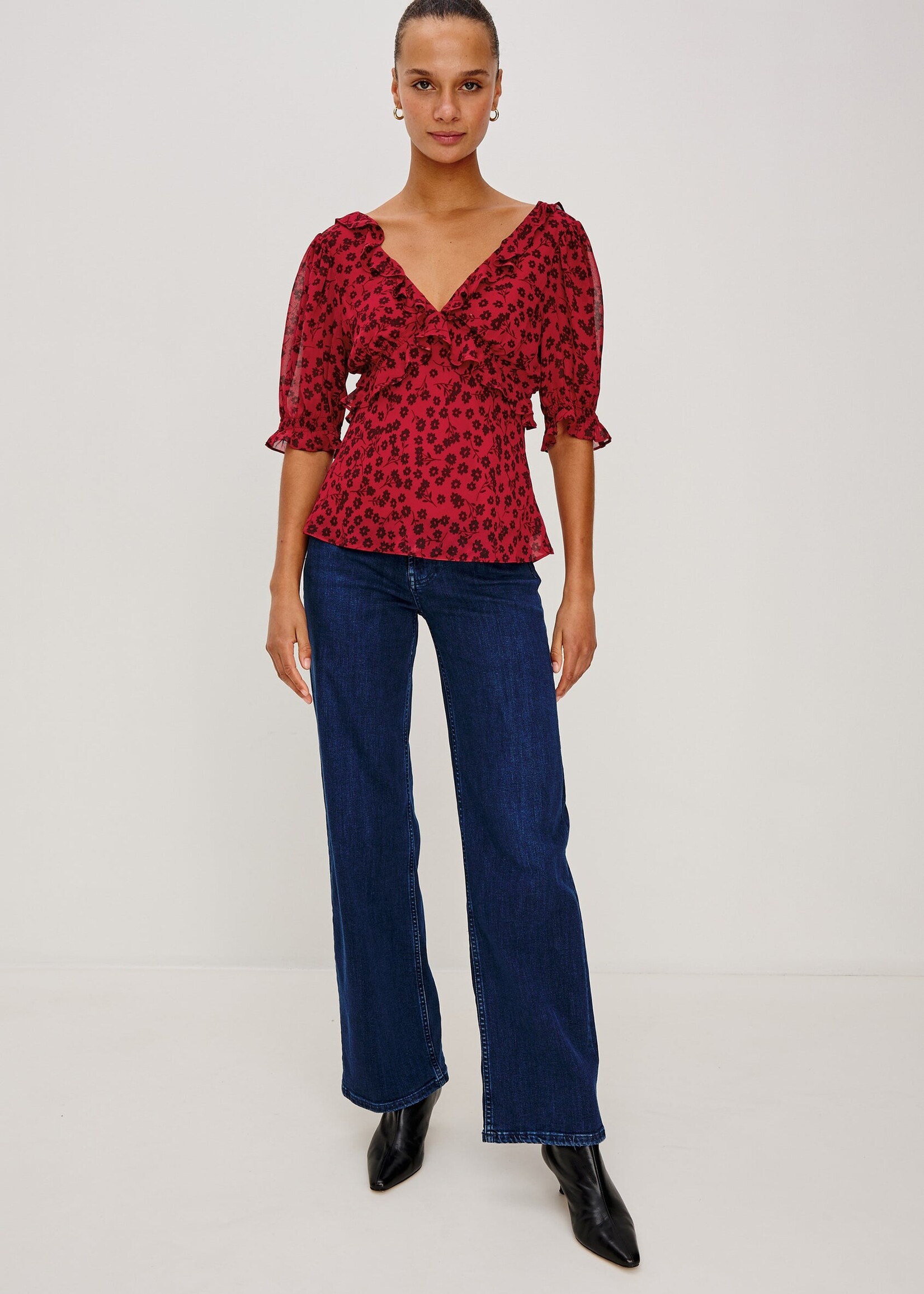 Rails Rails Miramar Top - Carmine Daisies