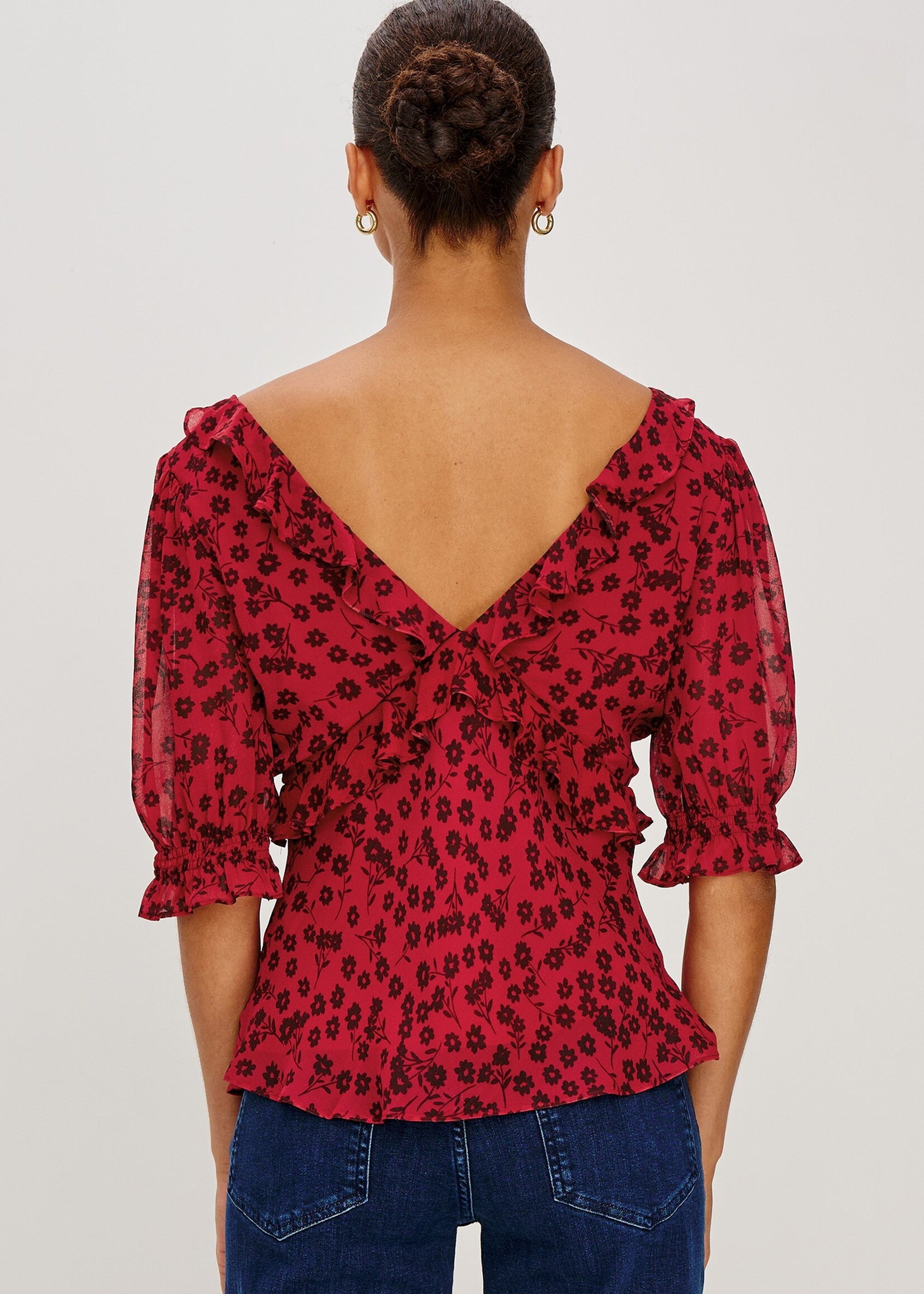 Rails Rails Haut Miramar - Carmine Daisies