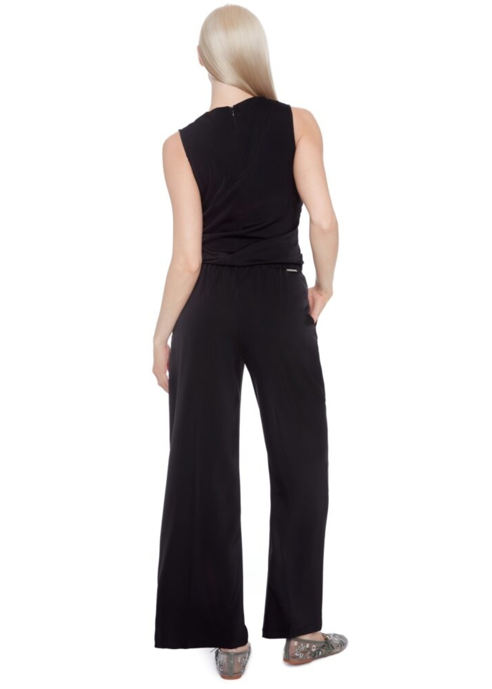 I love Tyler Madison Tyler Madison Pantalon Large Belize - Noir
