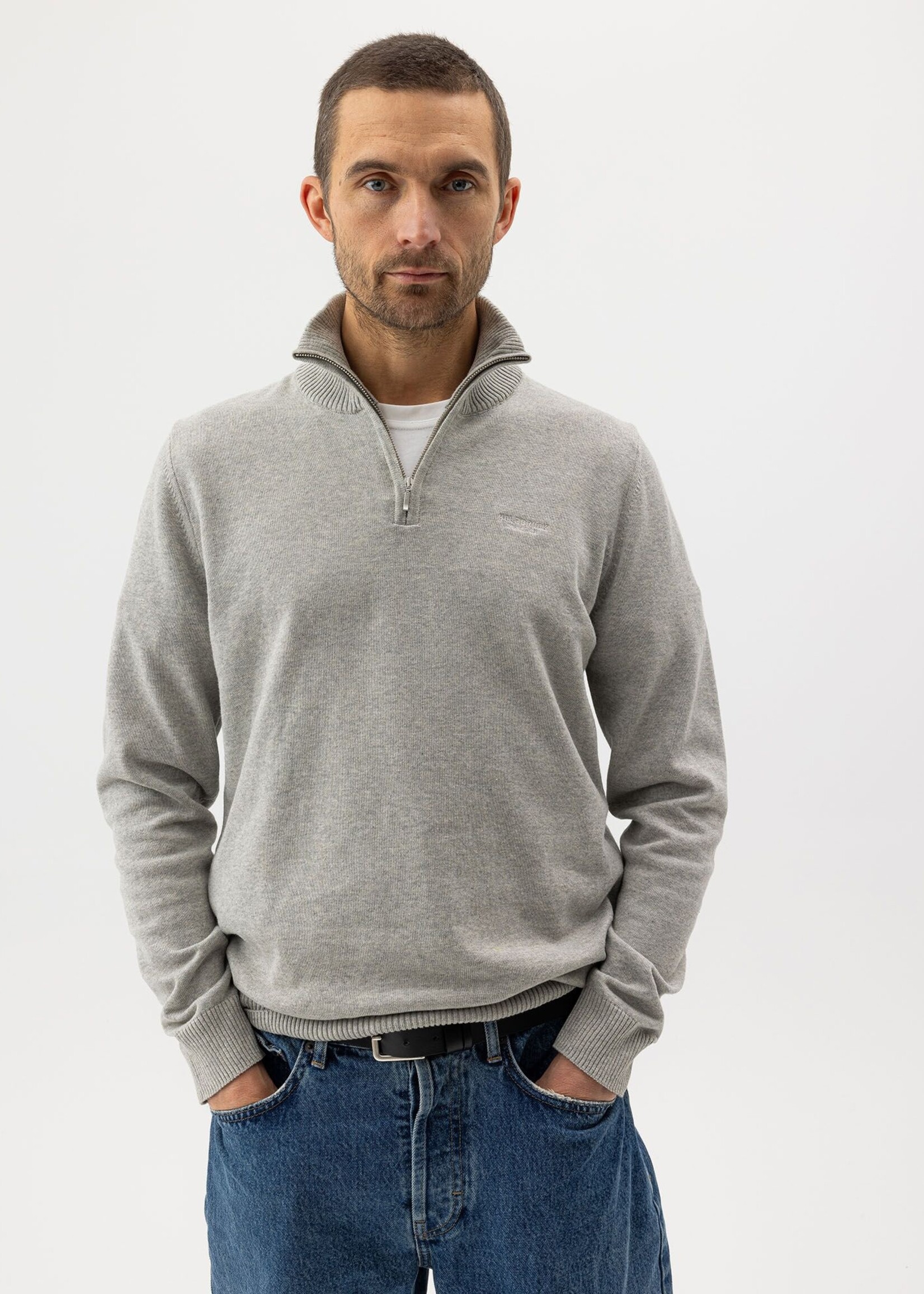 Holebrook Holebrook Holger T-Neck - Light Grey