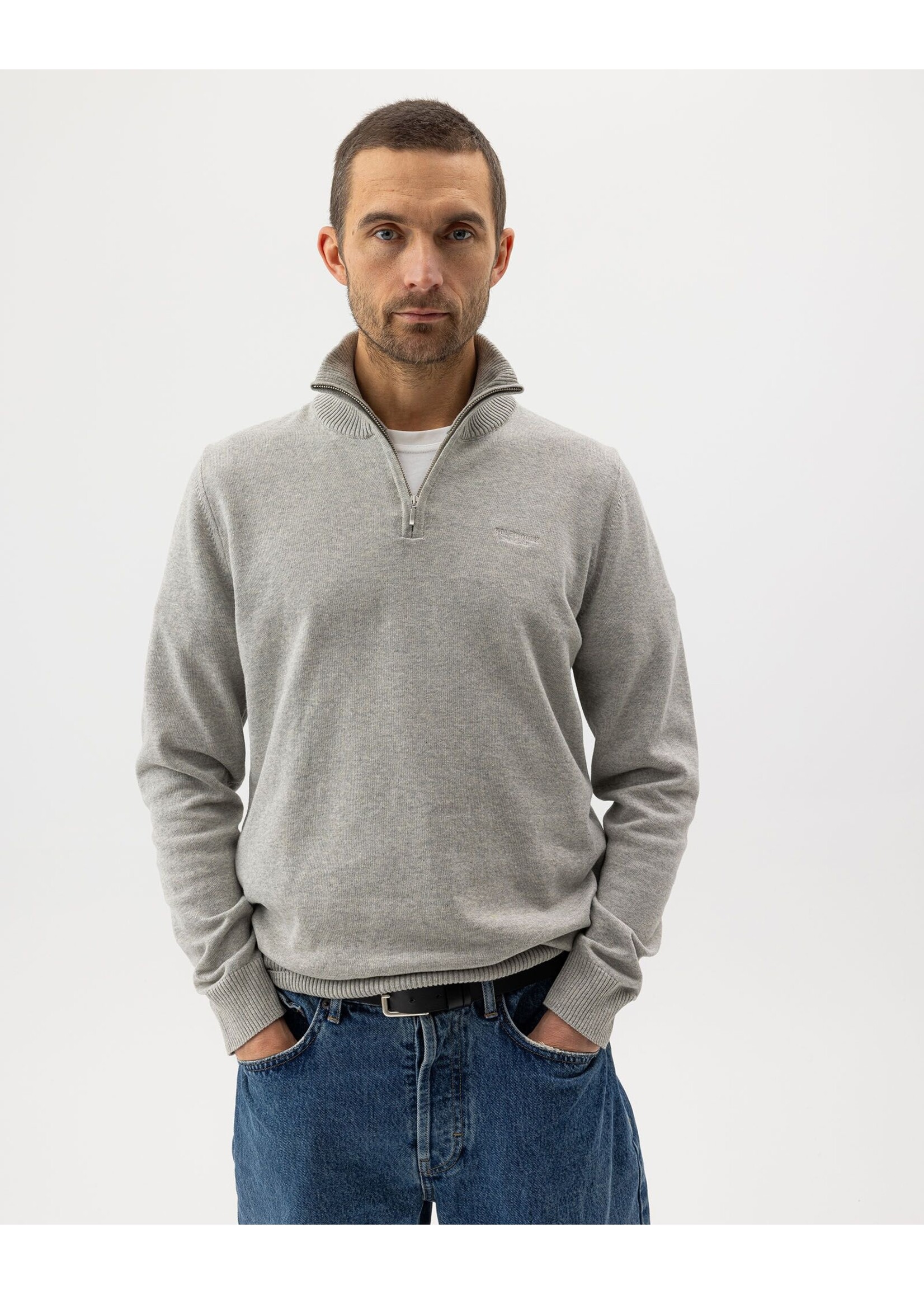 Holebrook Holebrook Holger T-Neck - Light Grey